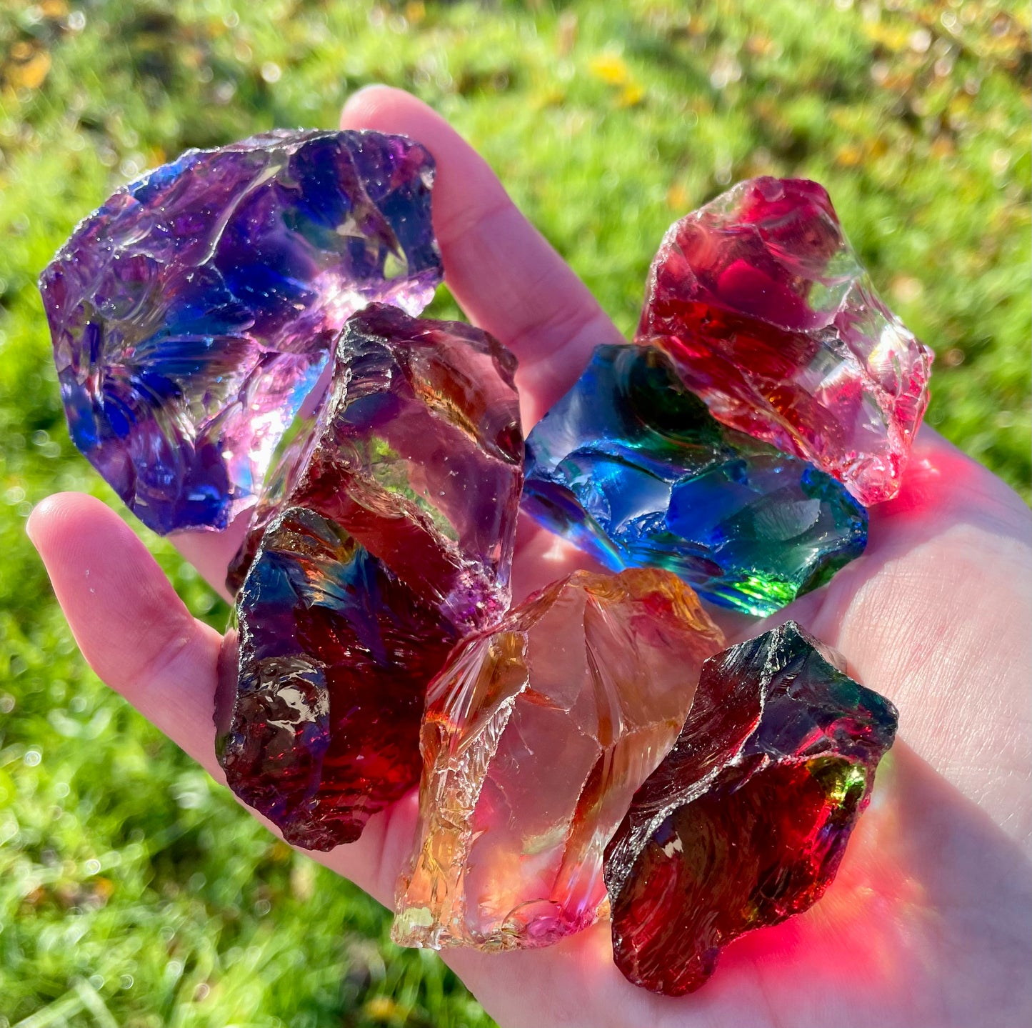 Rainbow | Lot pierre cristalline ANDARA ~ 505 g