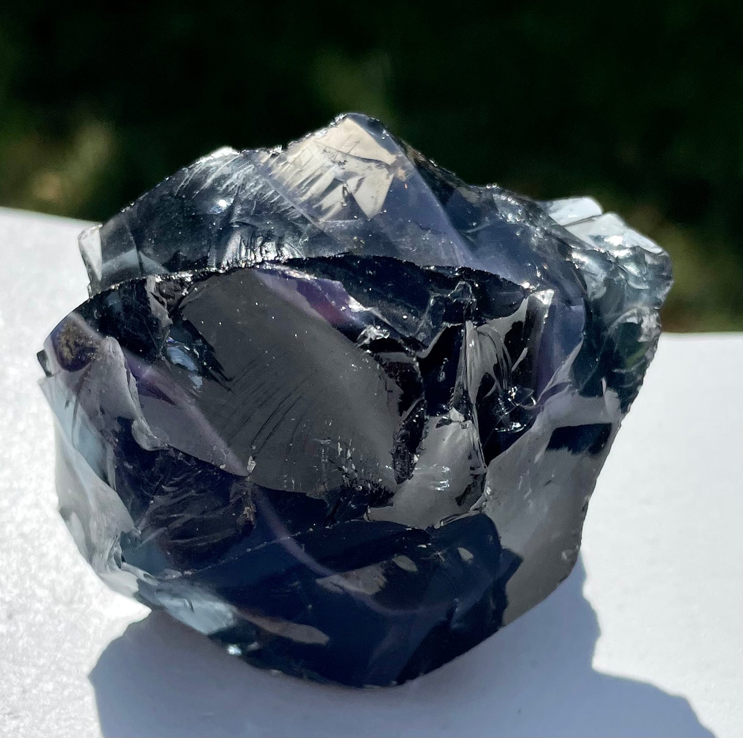 Rare ANDARA• Français Iridium Noir Violet 118 g | cristaux quantique 6D