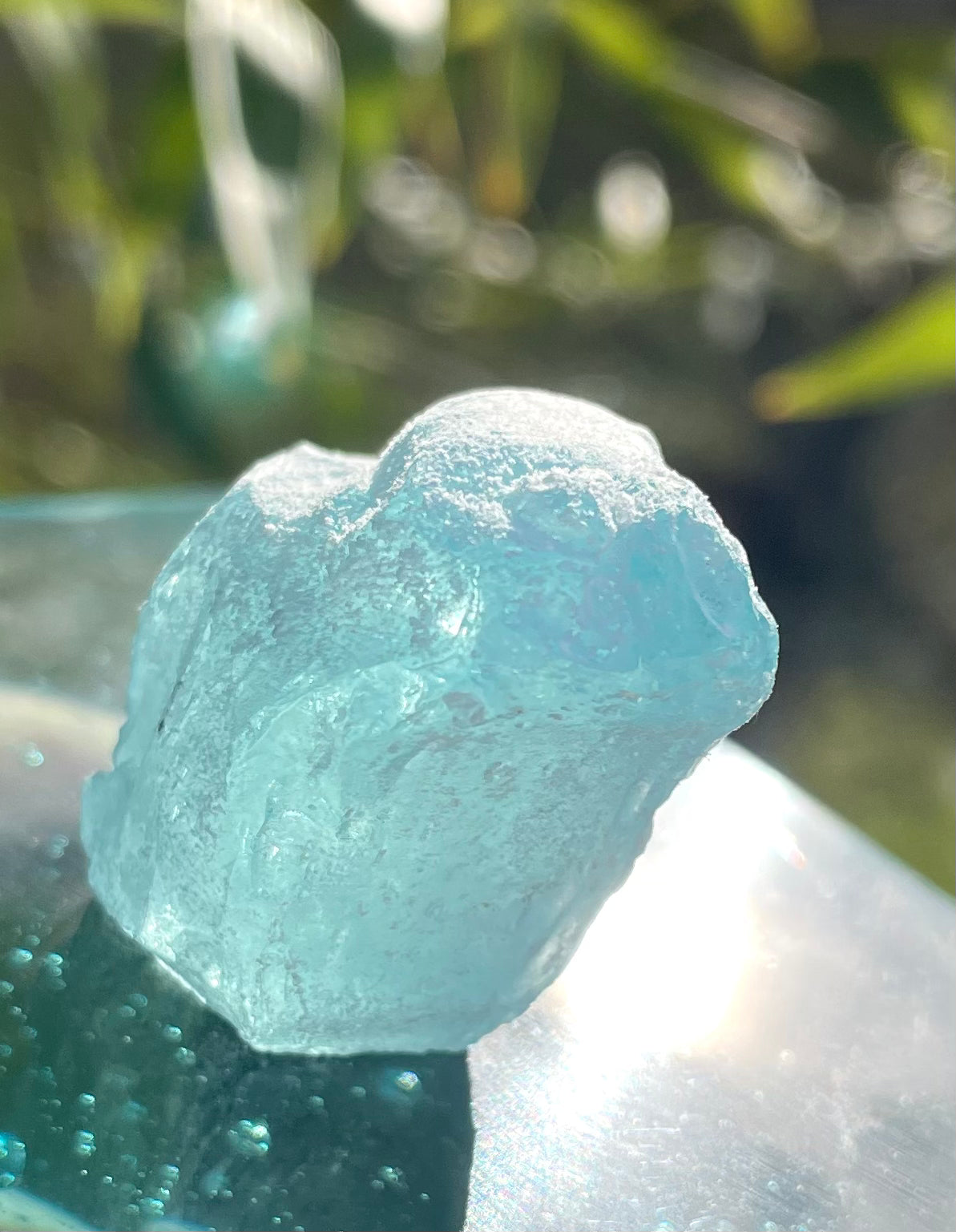 Rare Cristal bleu ETHERIUM ~ 17 g | minéral Afrique ANDARA