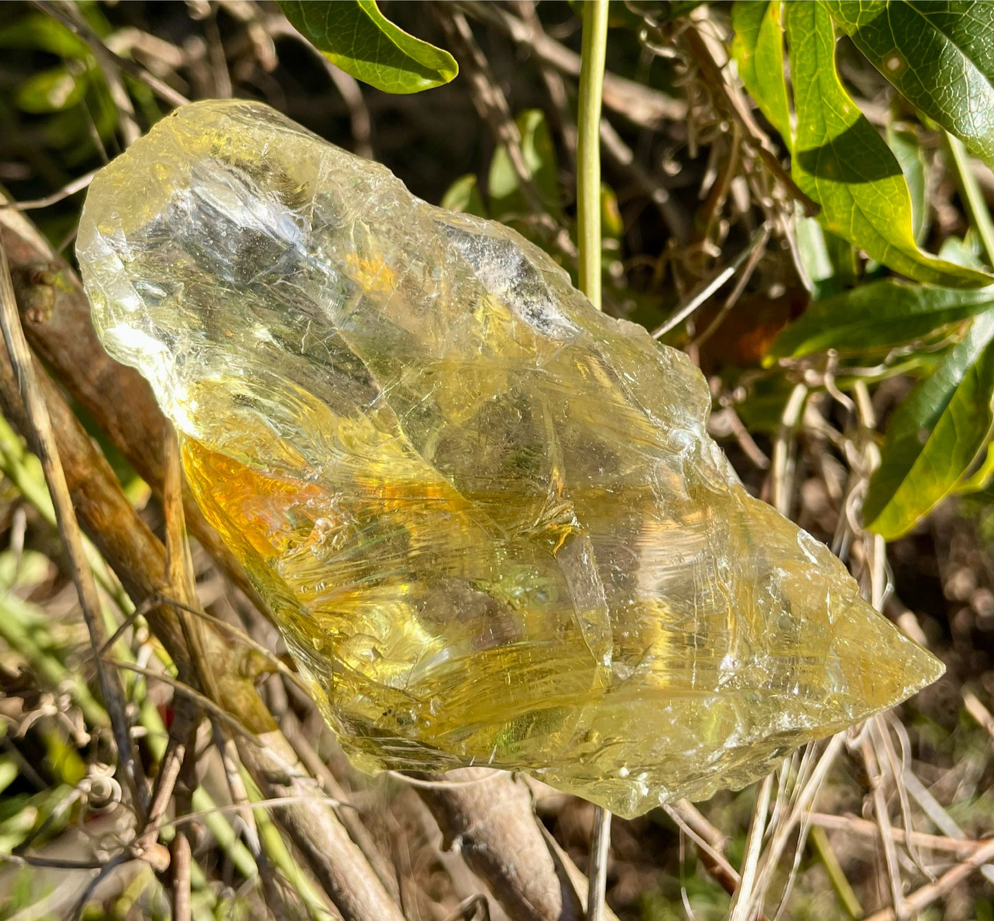 Rare ANDARA Français Solaris tricolore 252 g | French Andara crystal