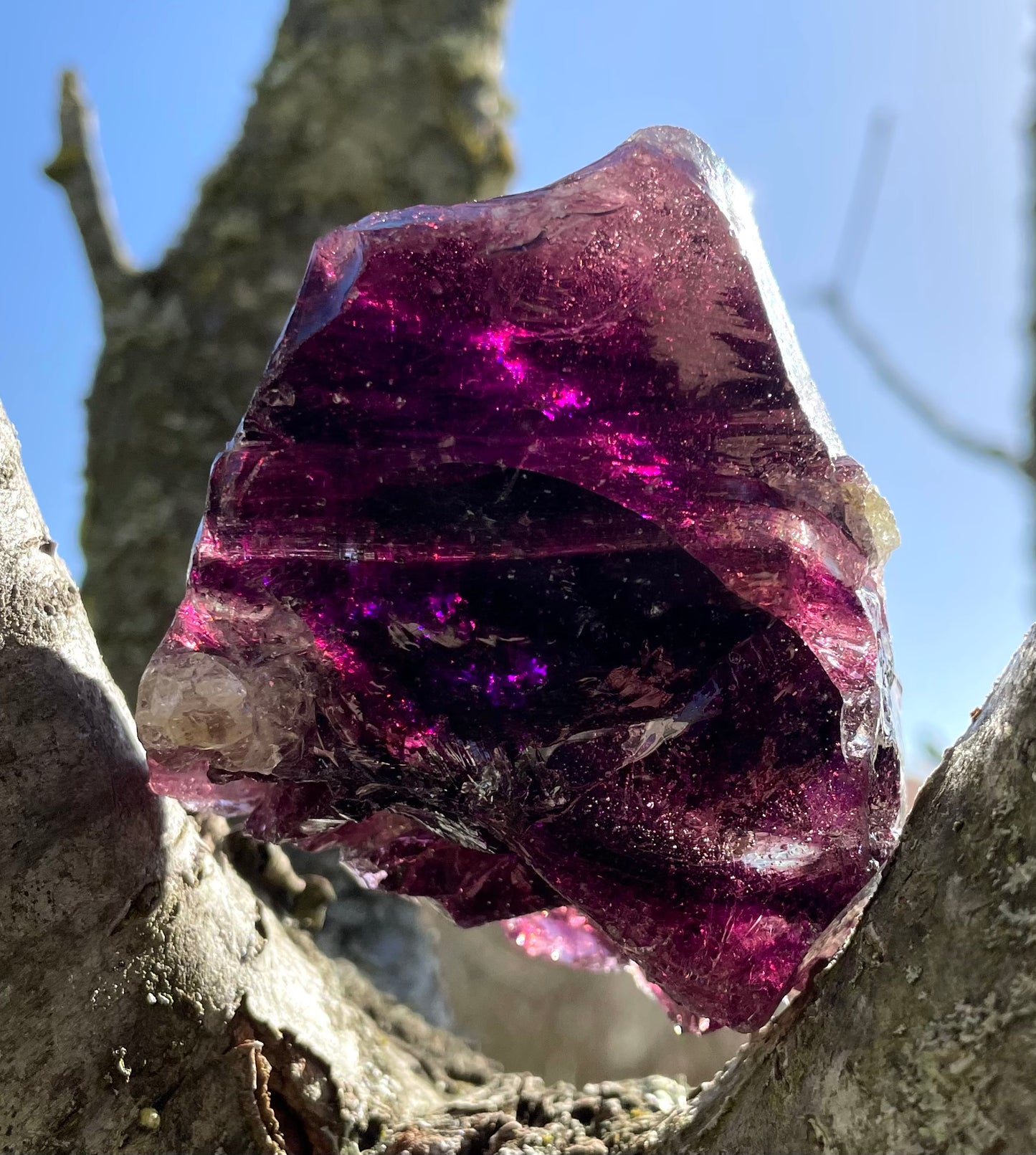 ANDARA Russe KERIS Valerian Garnet 212 g ~ cristaux andaras