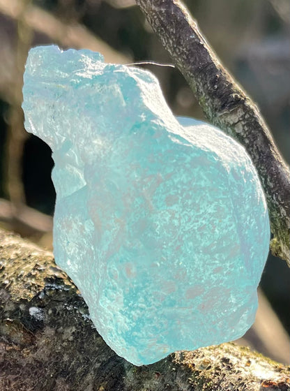 Rare Cristal bleu ETHERIUM ~ 29 g  | minéral Afrique ANDARA | R1