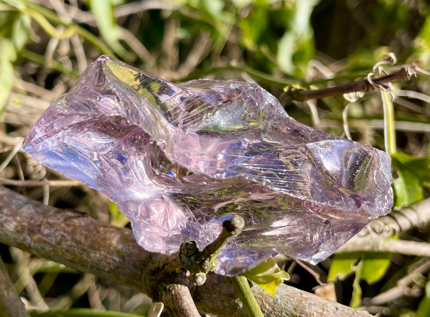 ANDARA Français Lilac de rose ~ 89 g | French Andaras crystals