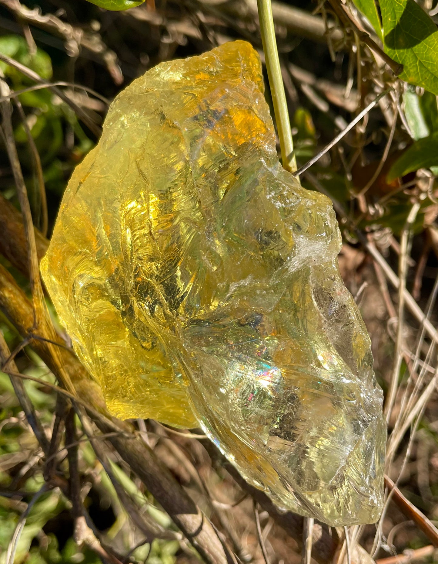 Rare ANDARA Français Solaris tricolore 252 g | French Andara crystal