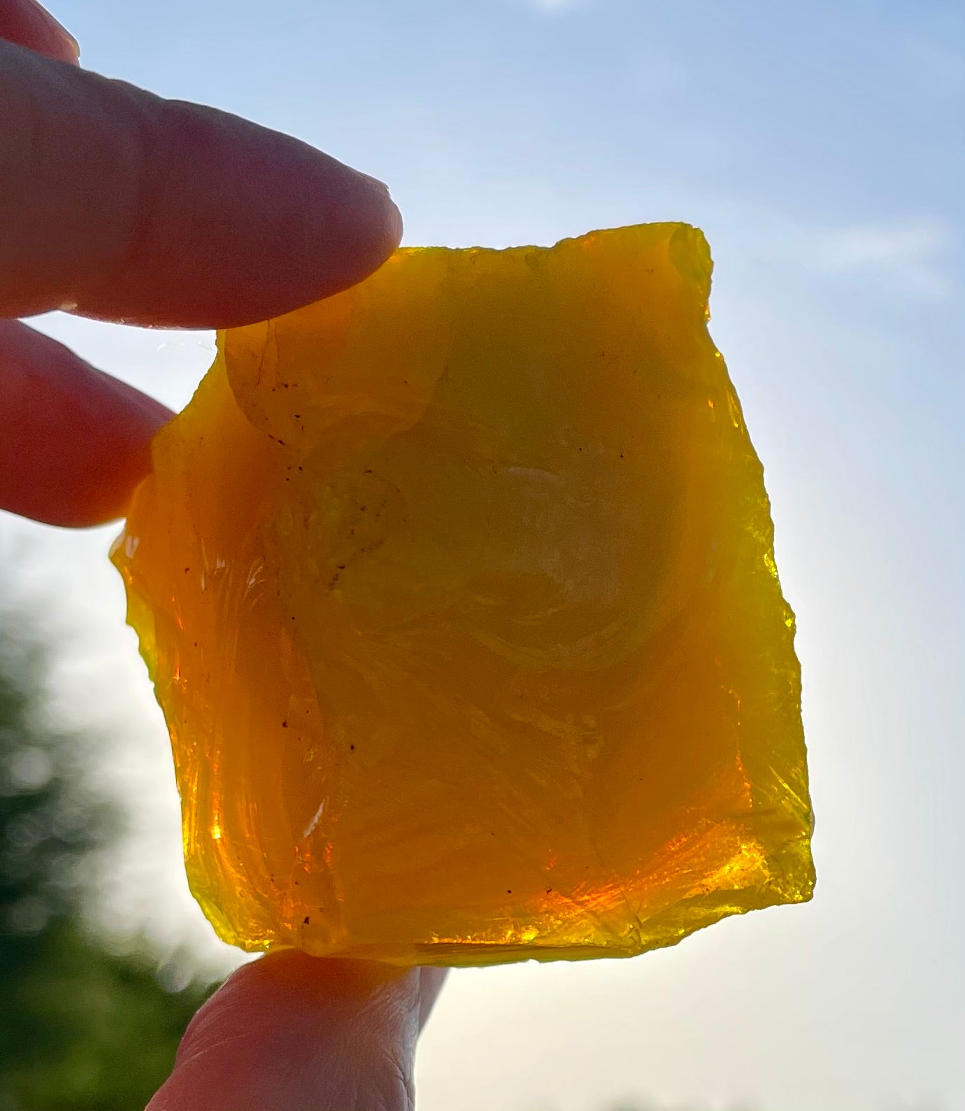 ANDARA Dragon jaune de la création| 87 g / 777 cristal 5D •