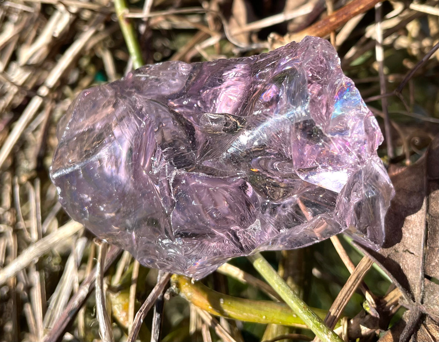 ANDARA Français Lilac de rose ~ 89 g | French Andaras crystals
