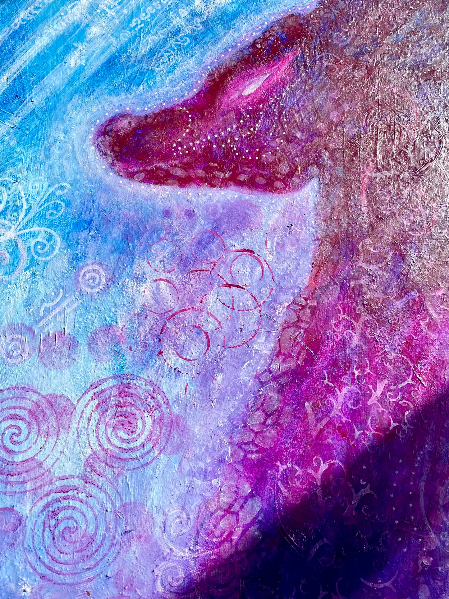 Dragon Magenta | ANDARA & Peinture | Soin énergétique