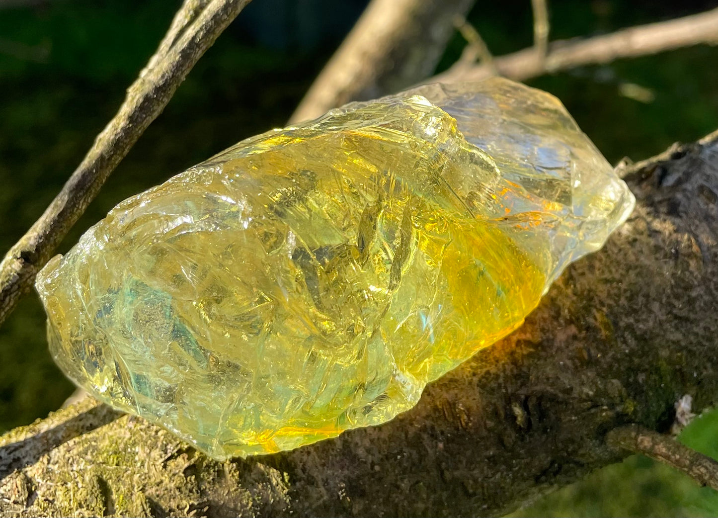 Rare ANDARA Français Solaris tricolore 252 g | French Andara crystal