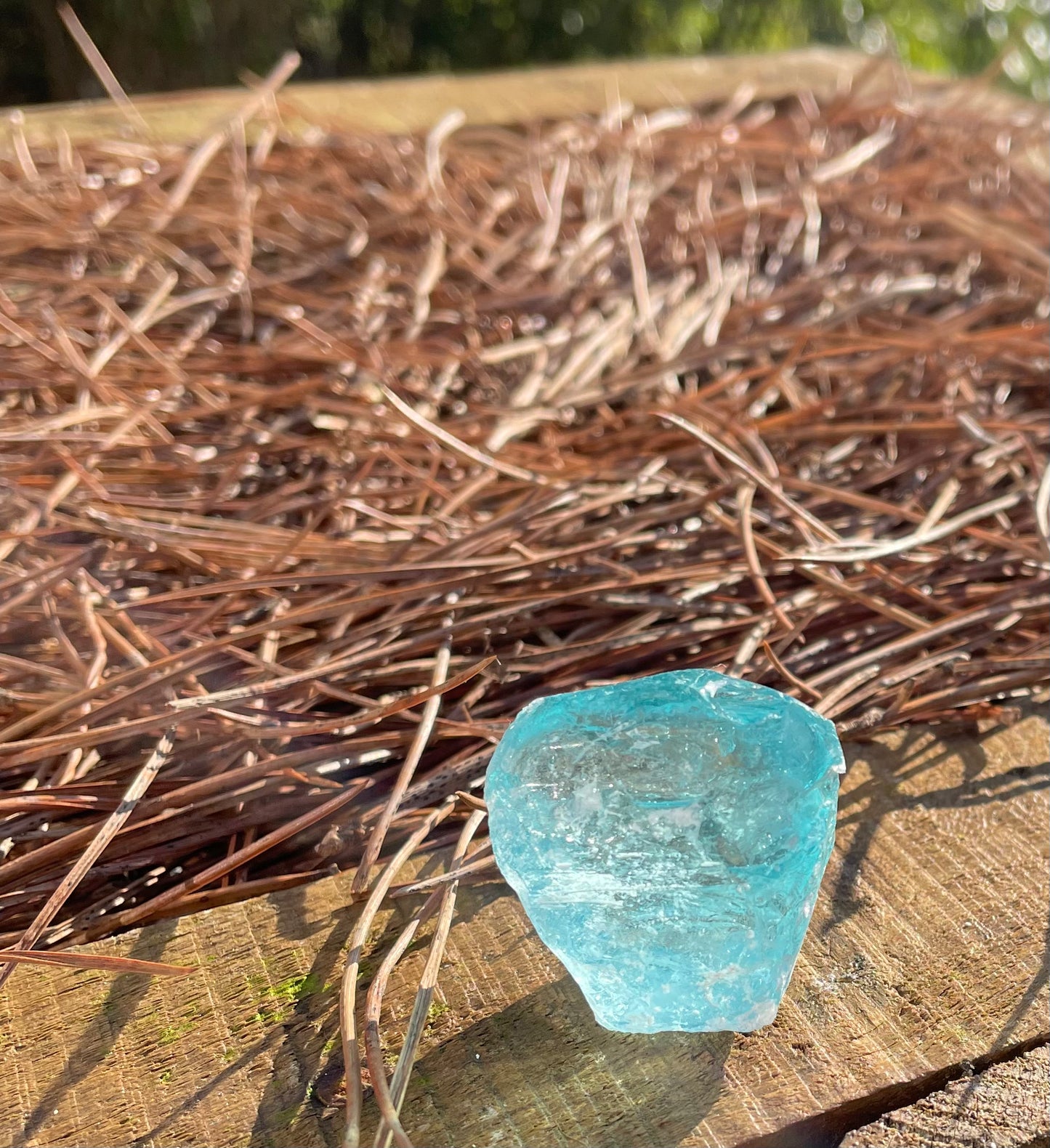 Rare Cristal bleu ETHERIUM ~ 32 g | minéral Afrique ANDARA | R4