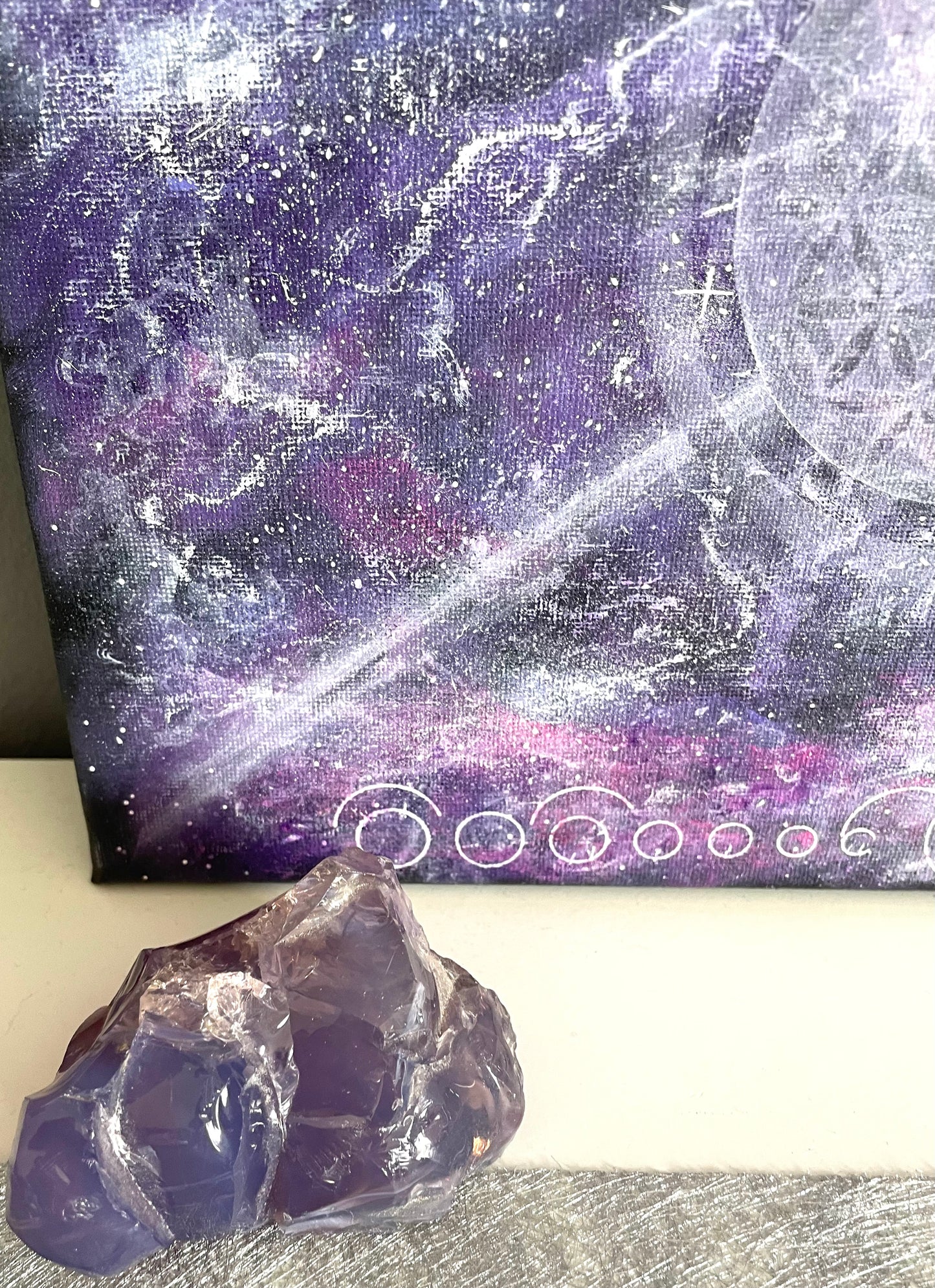 Transition | Peinture vibratoire | Art & Andara