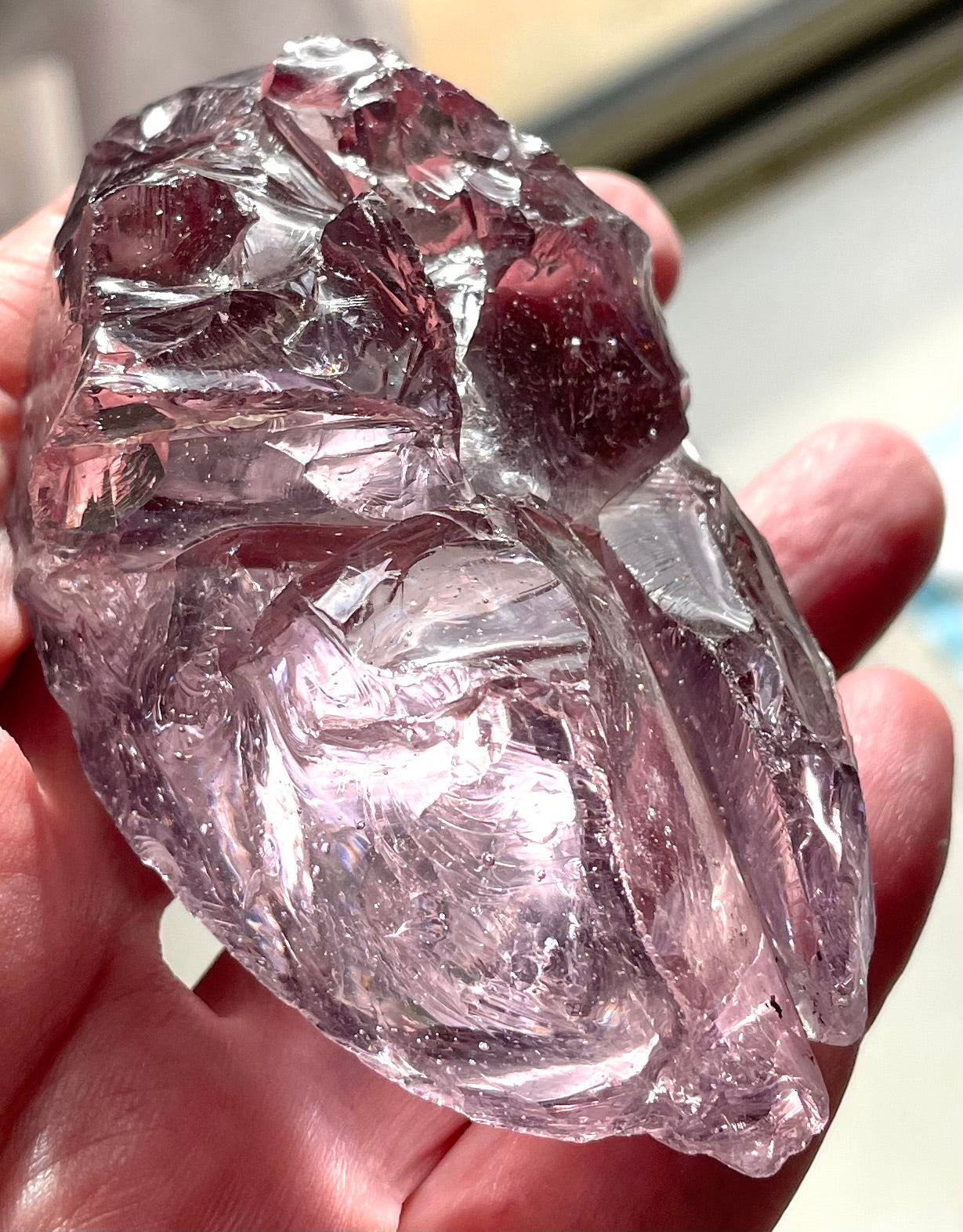Rare ANDARA Français Lilas Vénusien – Émanation de la Rose Cosmique | 163 g / 777 cristal 5D •