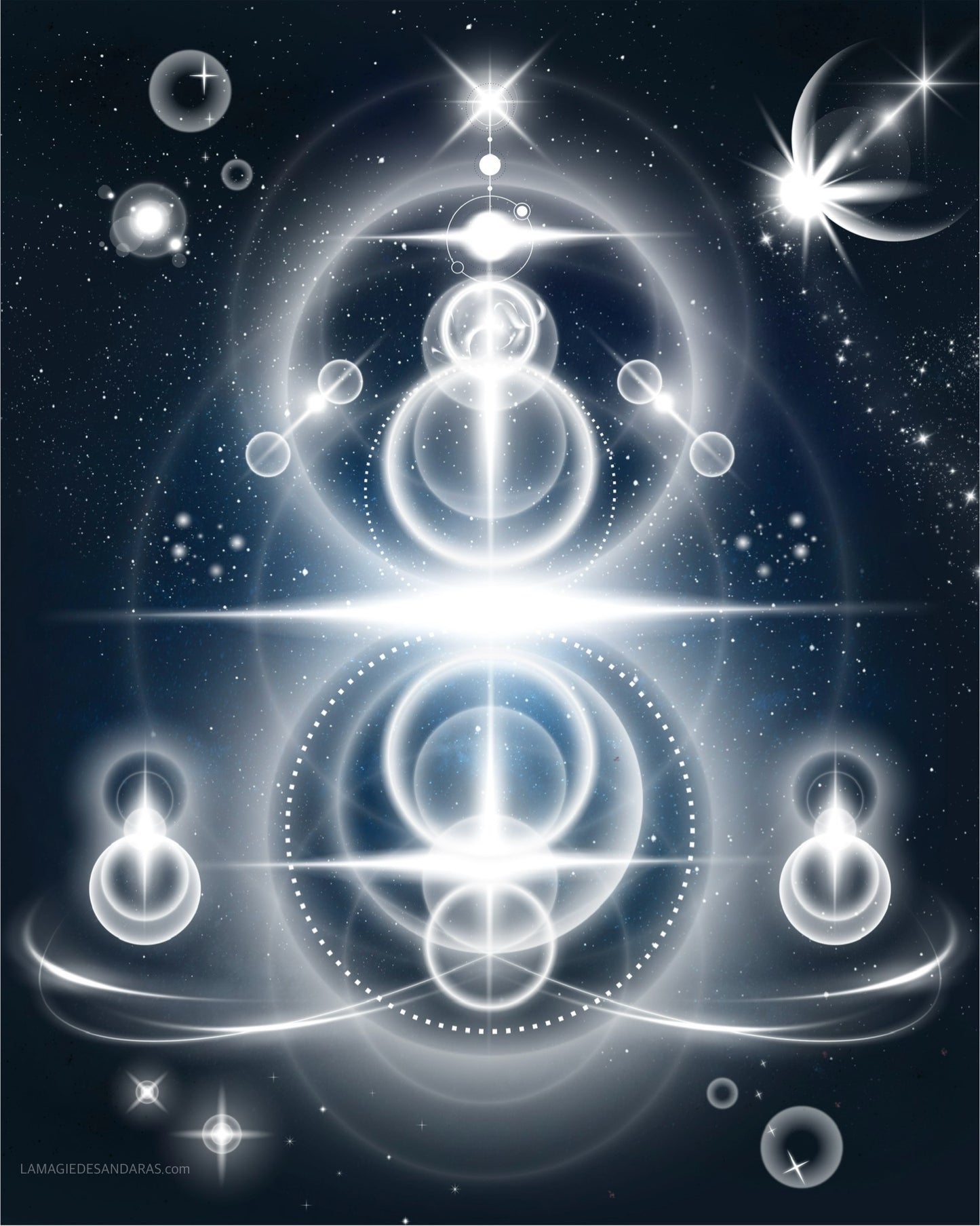 Rare petit ANDARA Français Angel Aura 29 g | Cristal 5D / 777 •