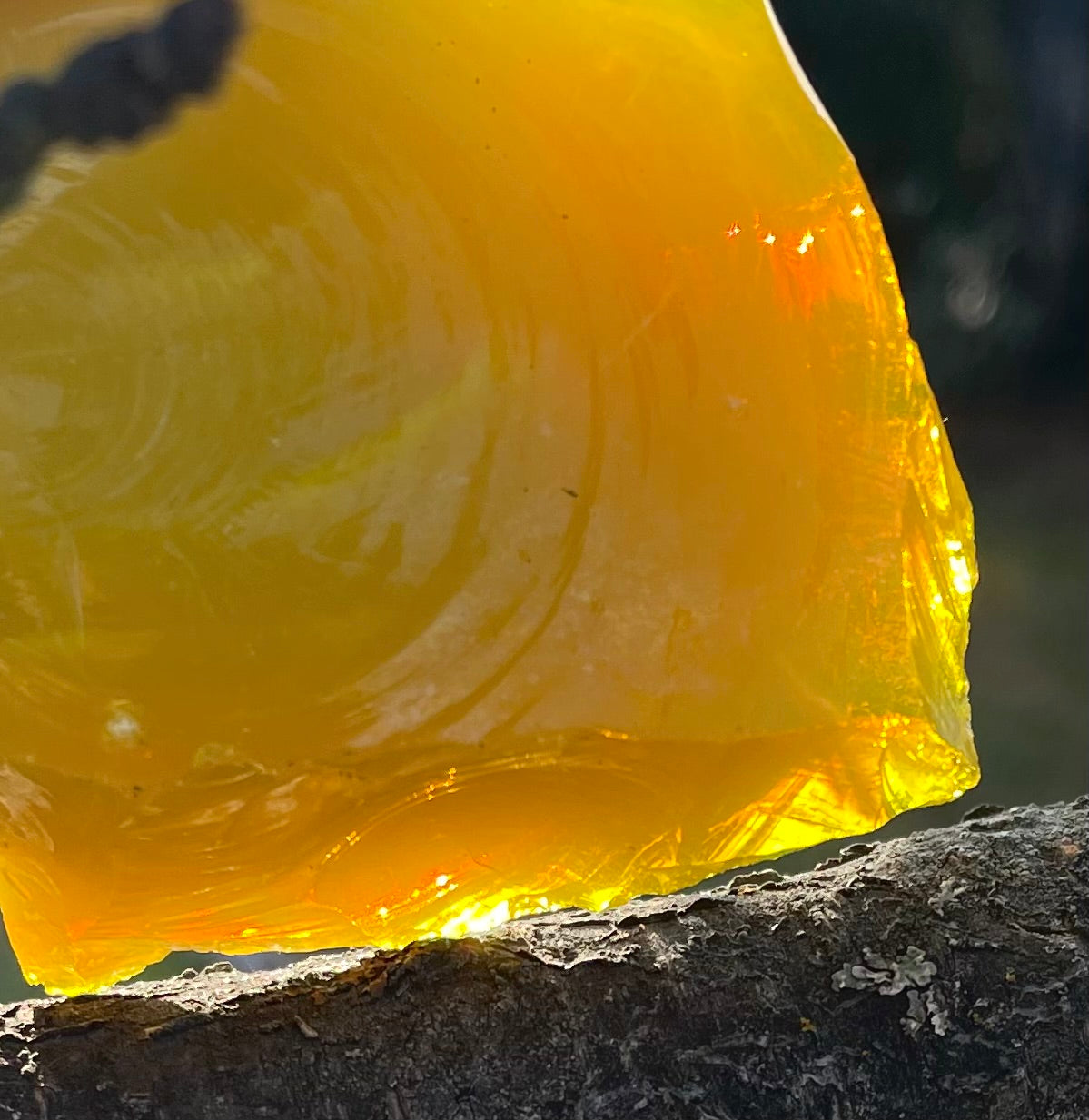 ANDARA Dragon jaune de la création| 87 g / 777 cristal 5D •