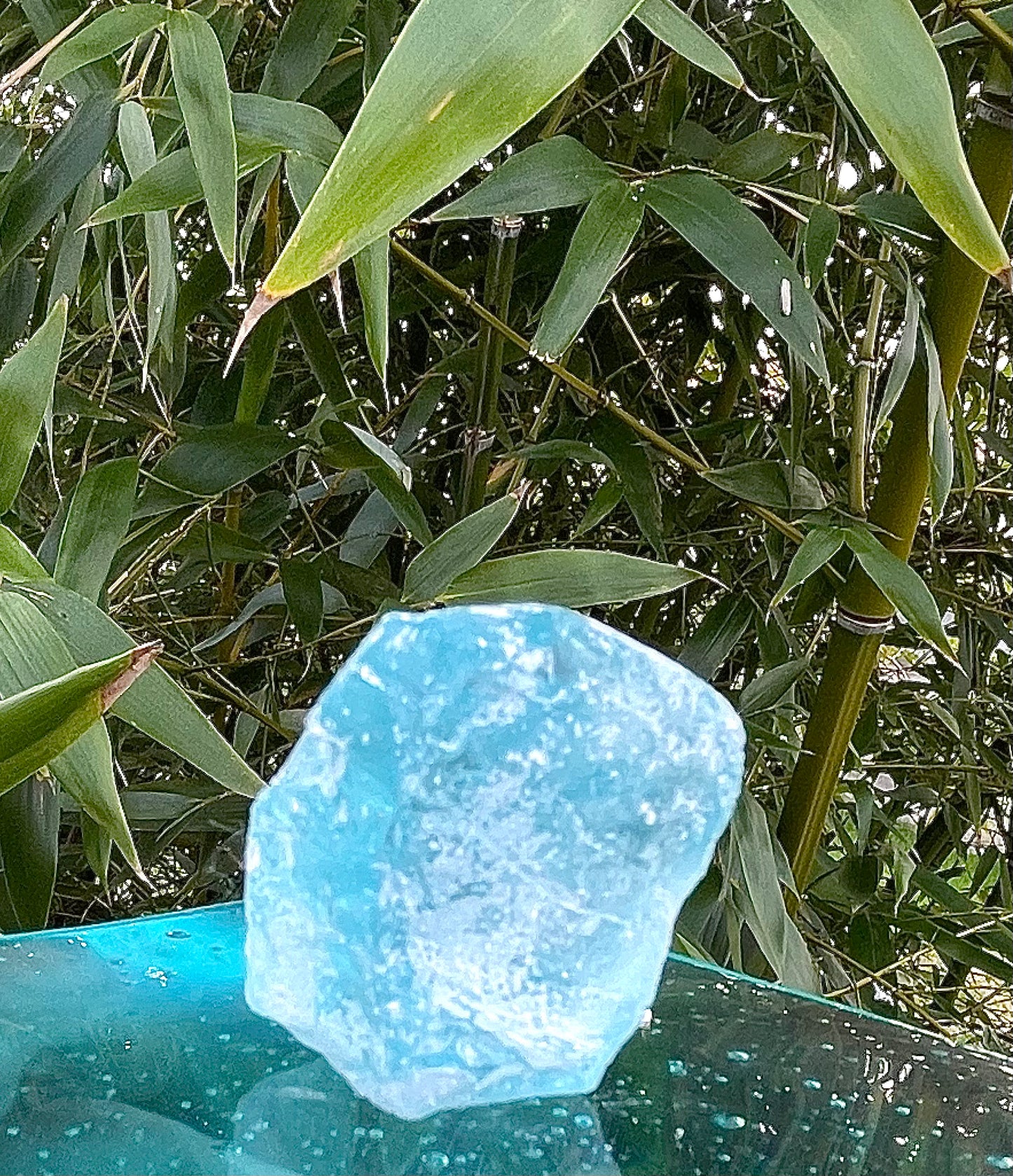 Rare Cristal bleu ETHERIUM ~ 32 g | minéral Afrique ANDARA | R4