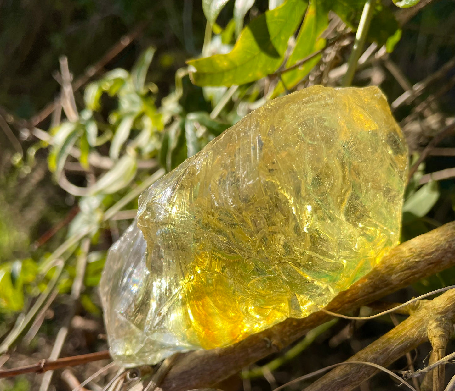 Rare ANDARA Français Solaris tricolore 252 g | French Andara crystal