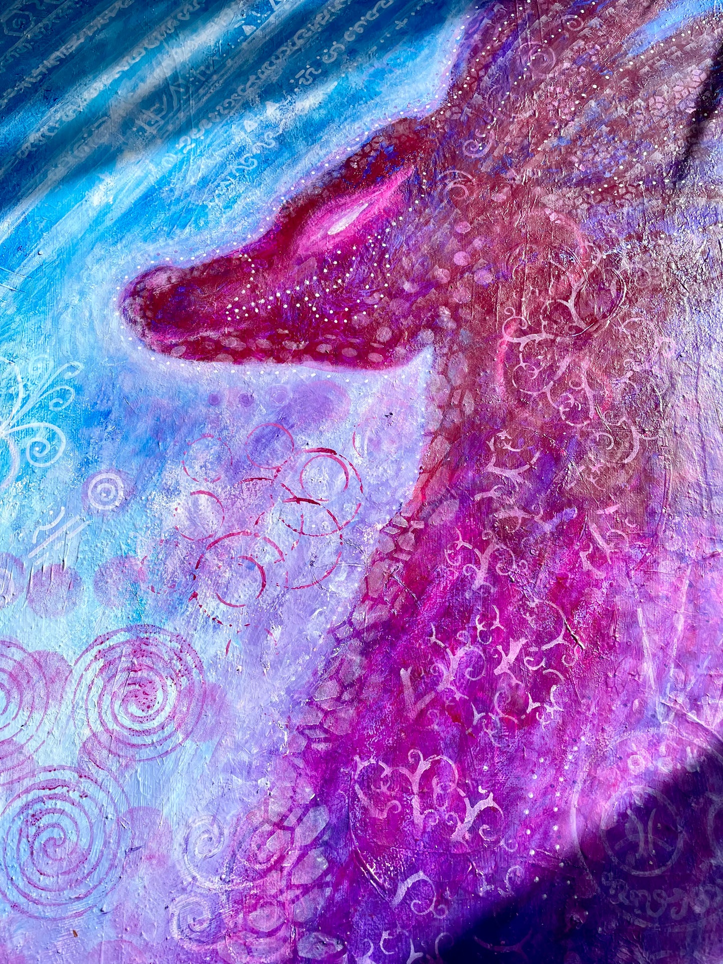Dragon Magenta | ANDARA & Peinture | Soin énergétique