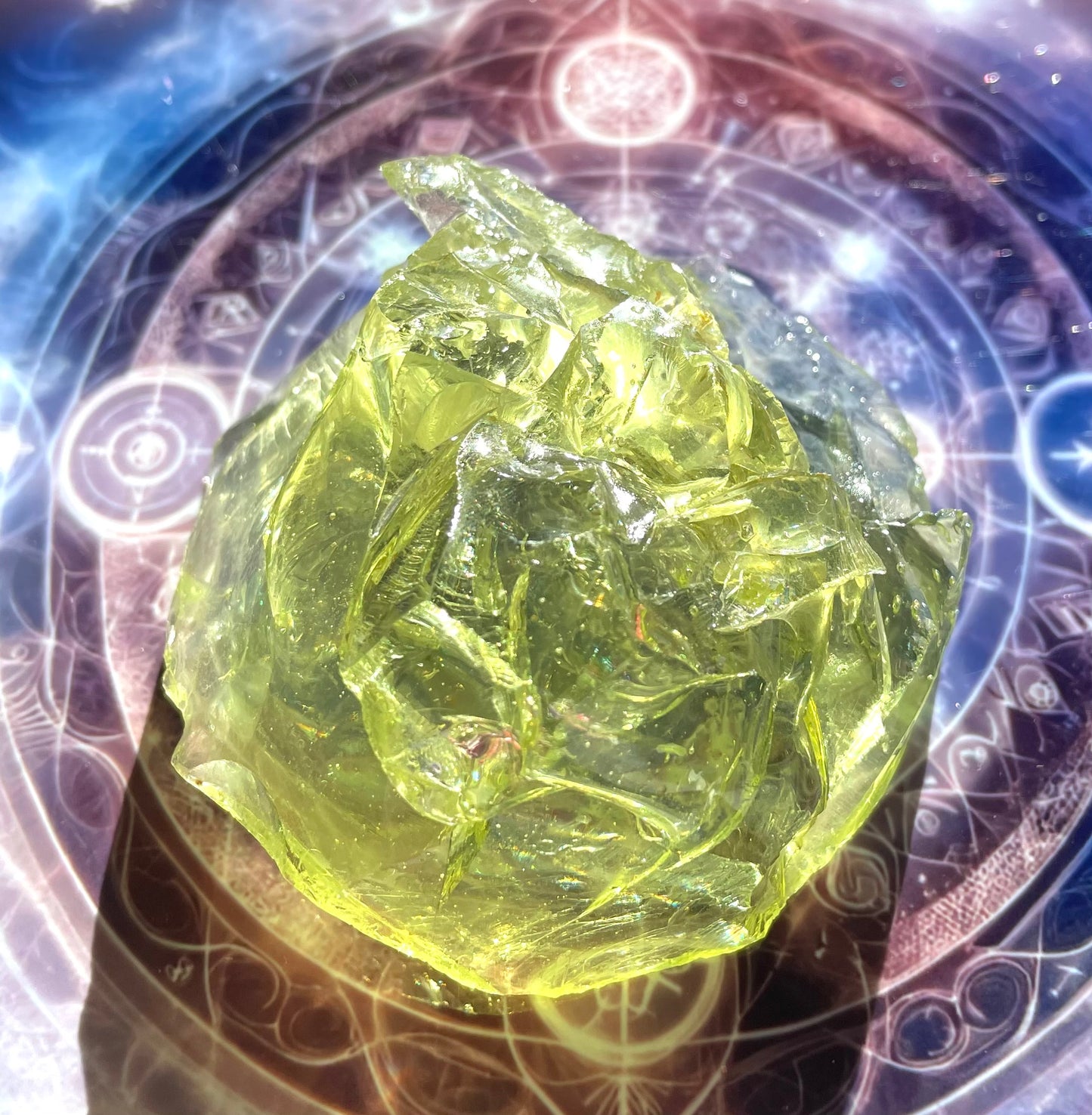 Rare ANDARA Français Electric green 155 g | Cristal 5D / 777 •