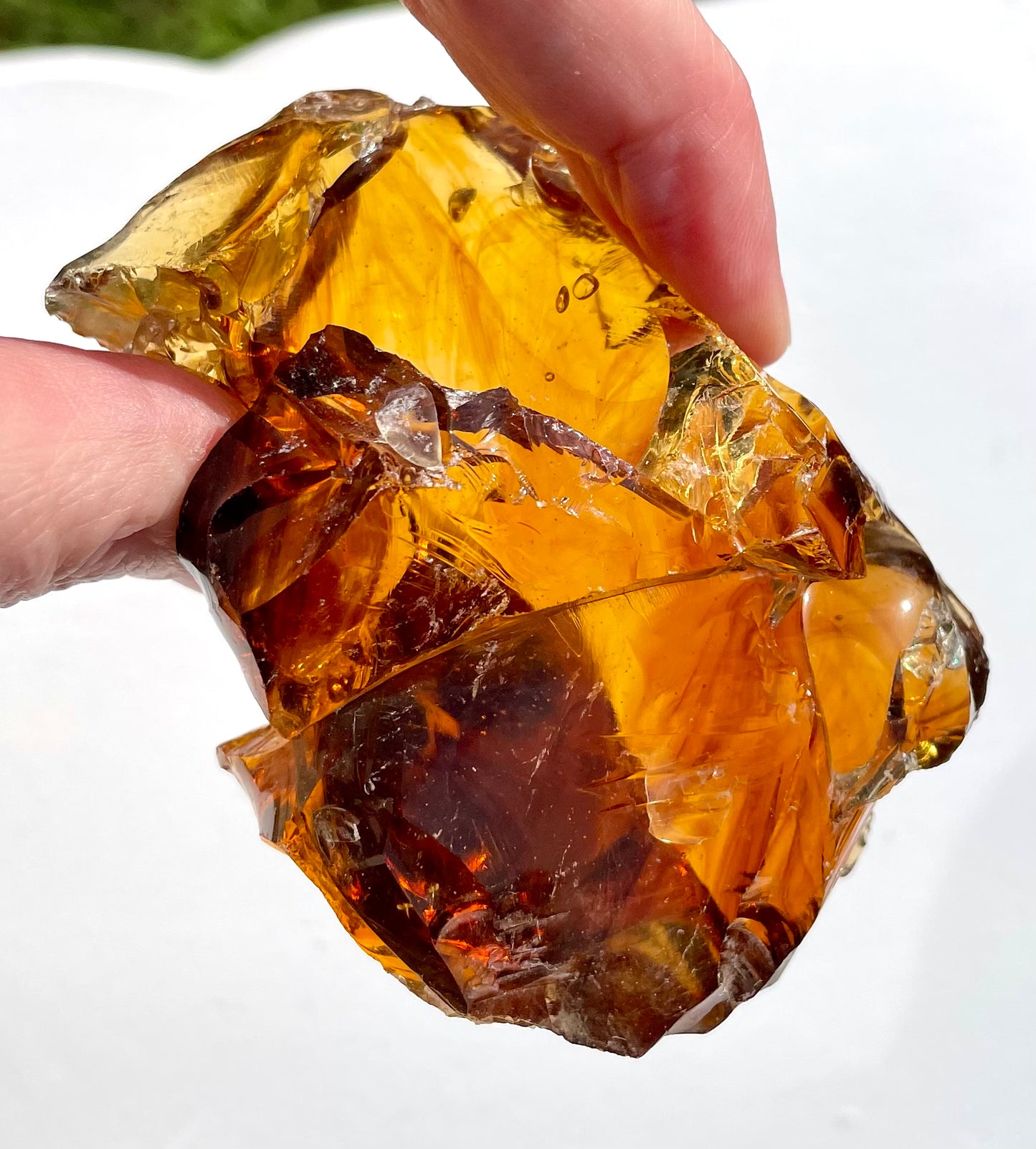 ANDARA Français Chamane du Soleil des 4 Terres Ambrées | 178 g | French ANDARA crystal