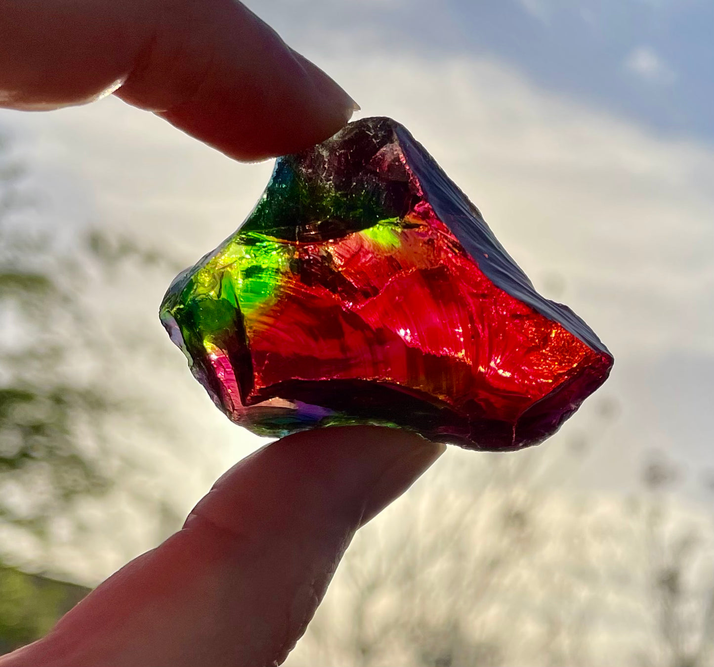 Rainbow | Lot pierre cristalline ANDARA ~ 505 g