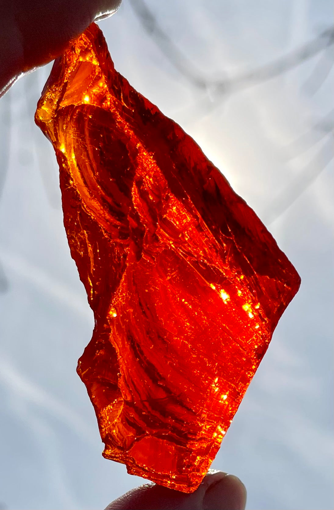 ANDARA feu de la création | pierre cristalline ~ 39 g