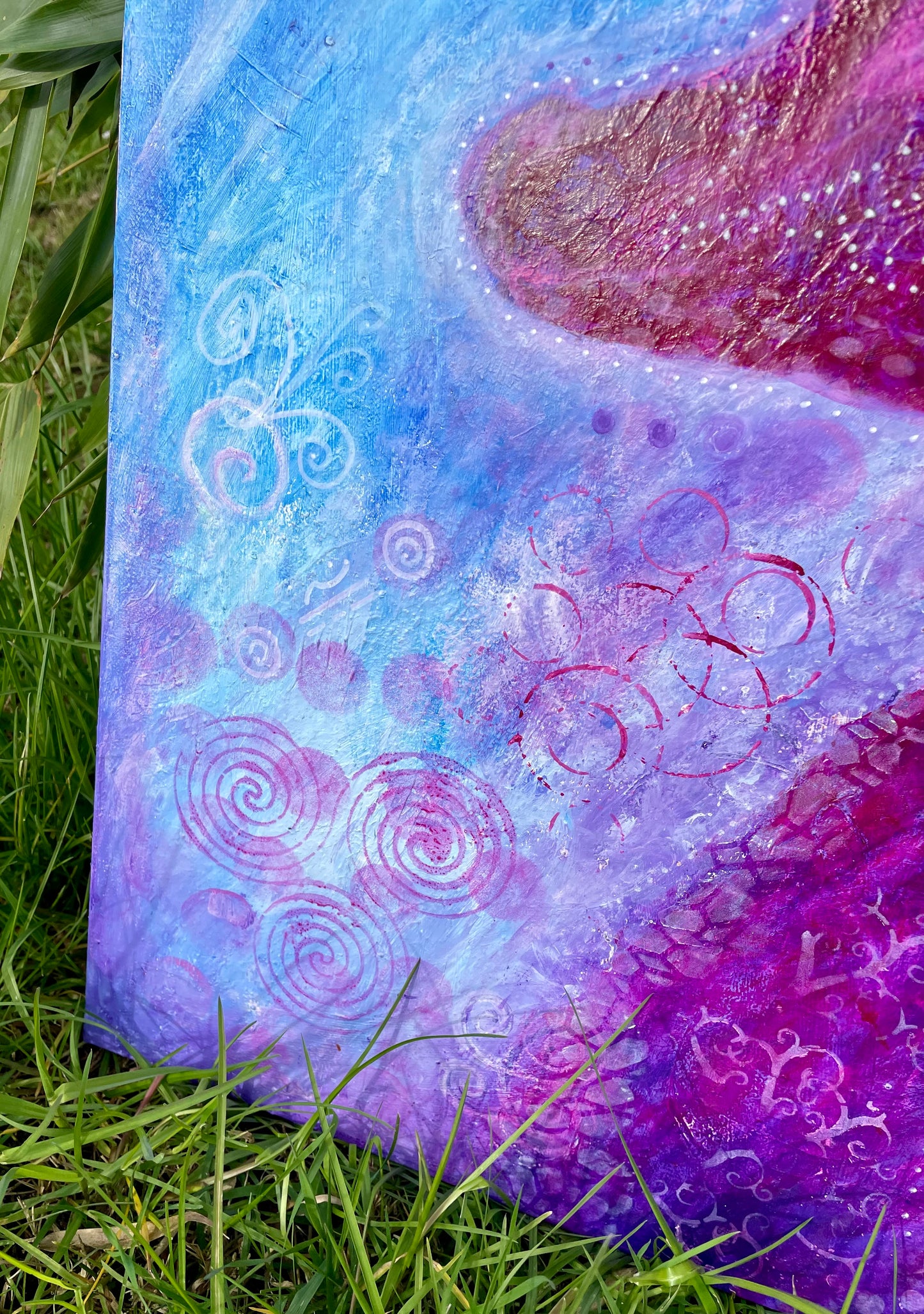 Dragon Magenta | ANDARA & Peinture | Soin énergétique