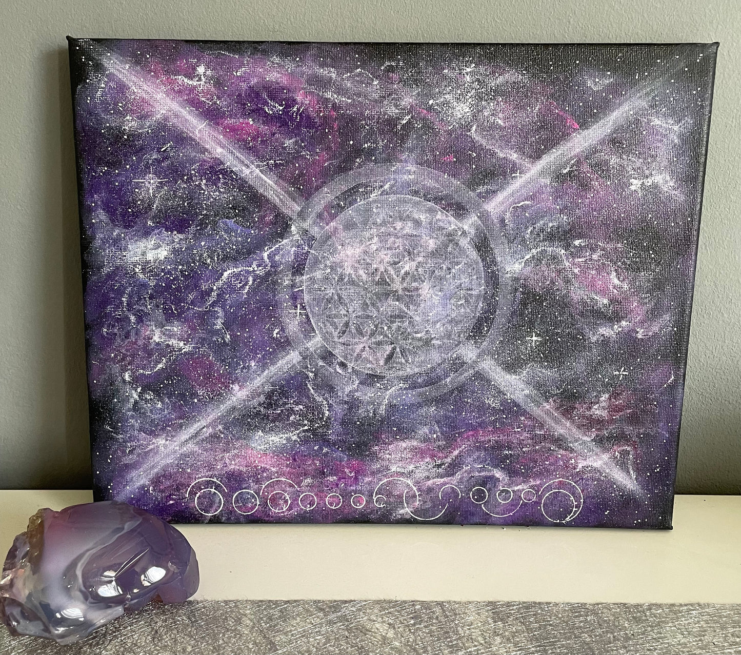 Transition | Peinture vibratoire | Art & Andara