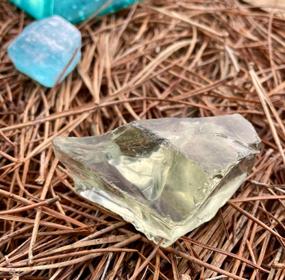 Rare Cristal Champagne ETHERIUM ~ 92 g  | minéral Afrique ANDARA | R5