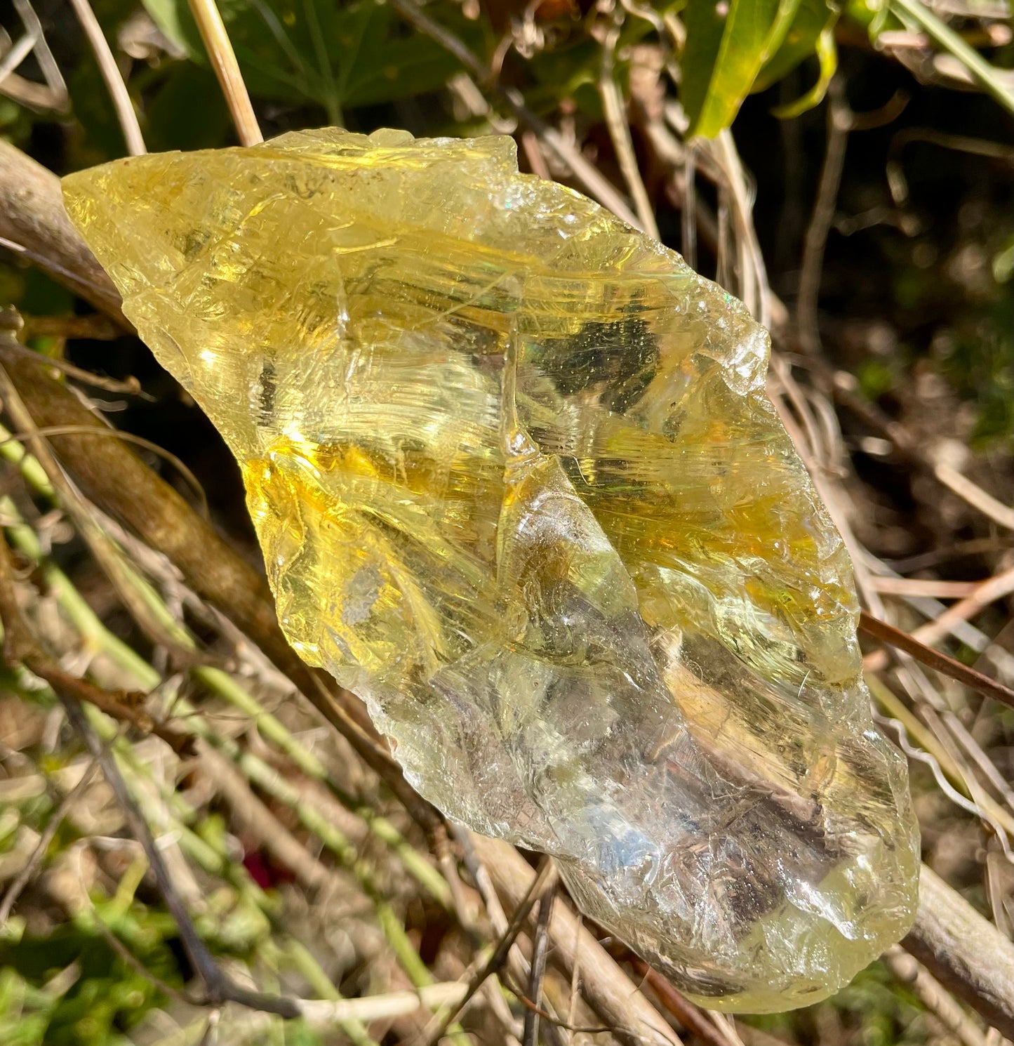 Rare ANDARA Français Solaris tricolore 252 g | French Andara crystal
