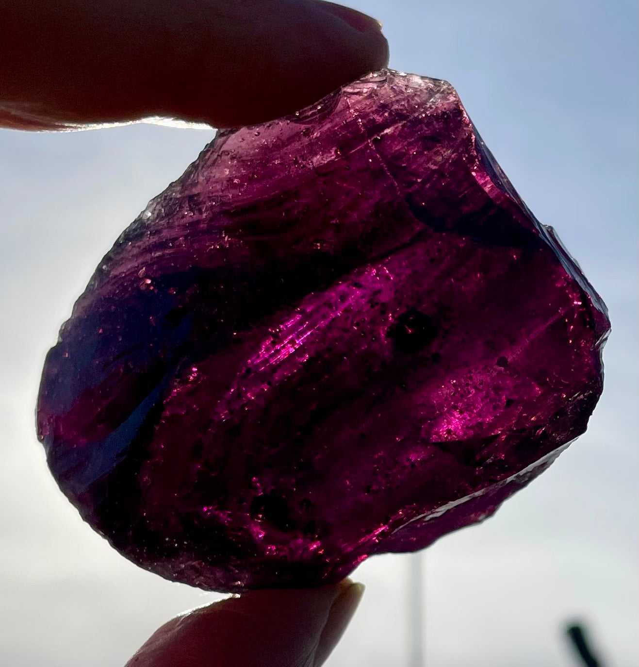 ANDARA Russe KERIS Valerian Garnet 82 g ~ cristaux andaras