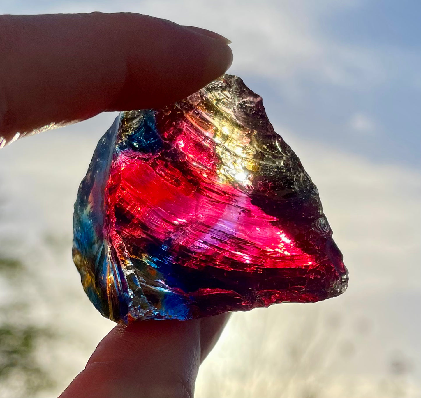 Rainbow | Lot pierre cristalline ANDARA ~ 505 g