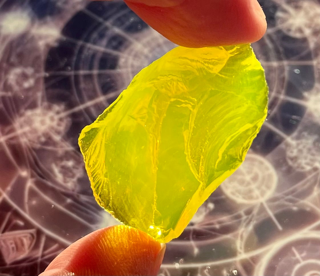 Mini baby ANDARA Dragon jaune 7 g | Cristal 5D / 777 •