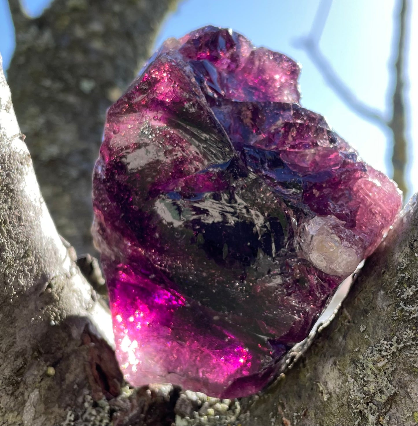 ANDARA Russe KERIS Valerian Garnet 212 g ~ cristaux andaras