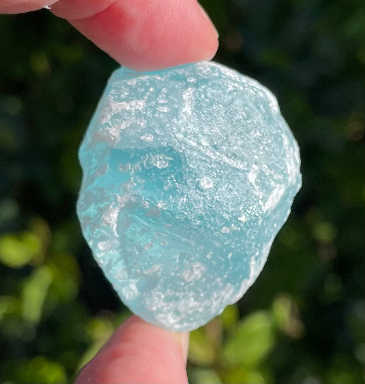 Rare Cristal bleu ETHERIUM ~ 30 g | minéral Afrique ANDARA | A242