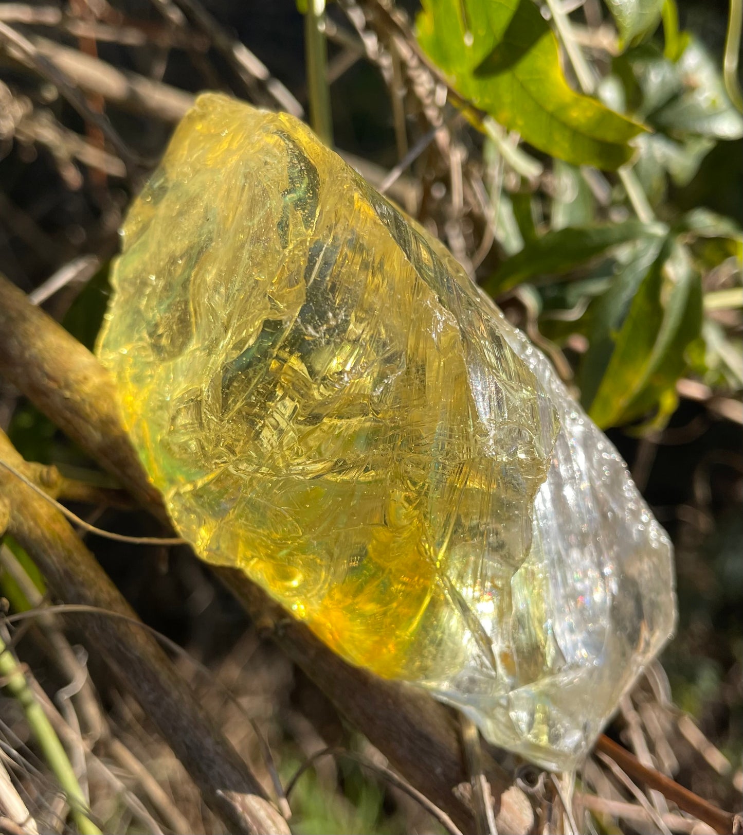 Rare ANDARA Français Solaris tricolore 252 g | French Andara crystal