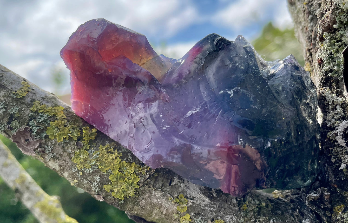 ANDARA Français Dragon Impérial Violet 215 g | cristaux andaras 6D