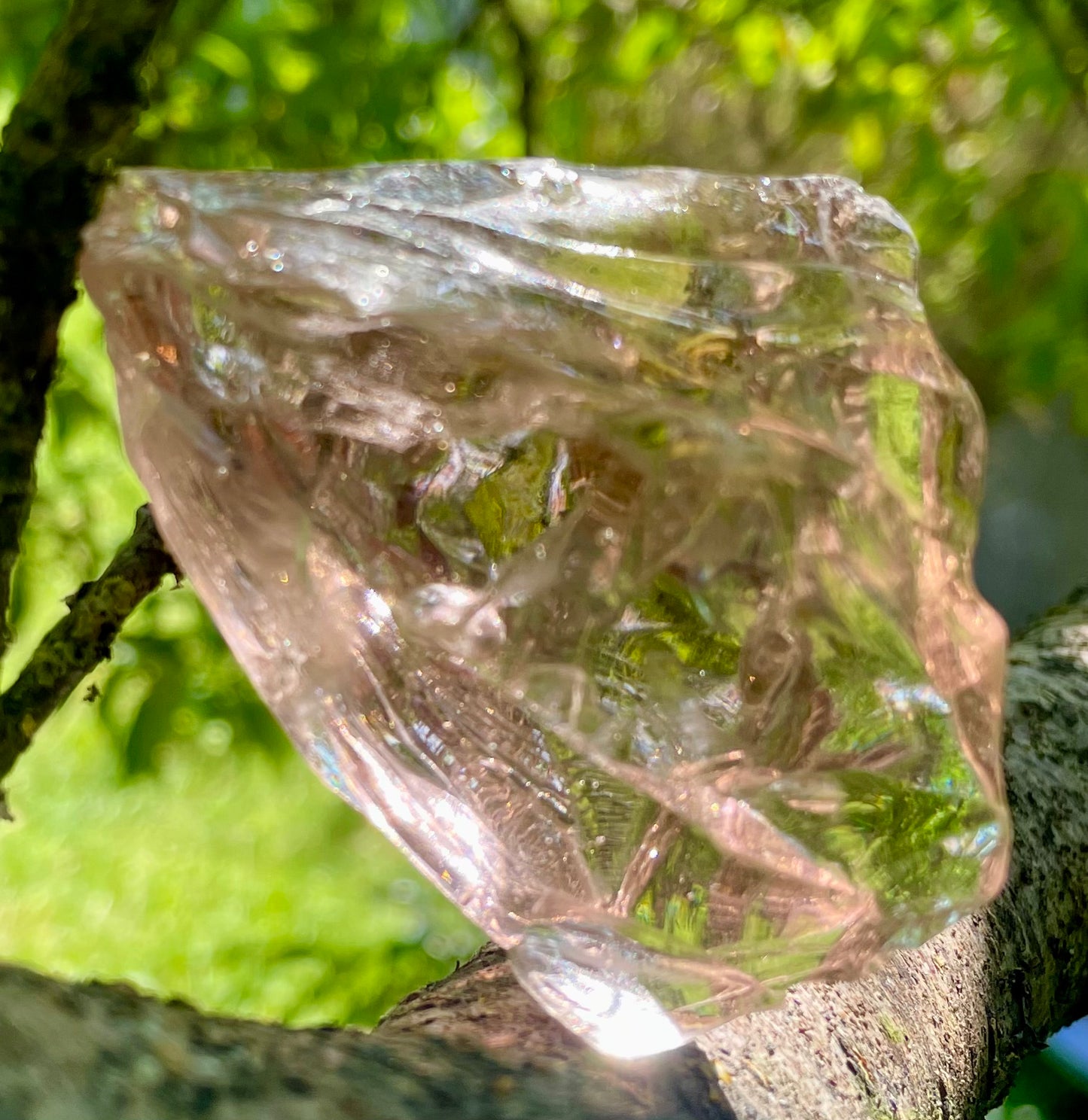 Très Rare ANDARA Rose de France Lady Nellie 127 g | cristaux andaras