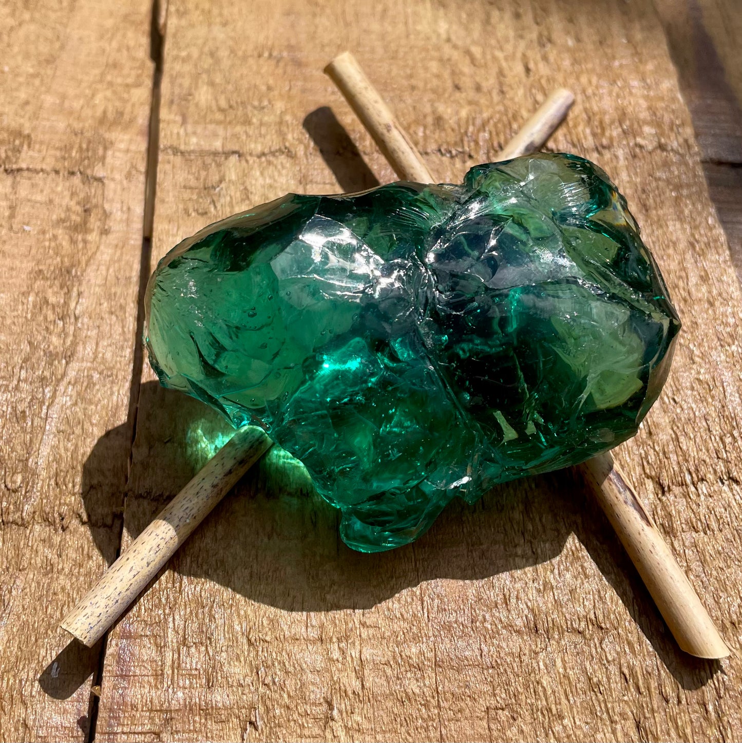 ANDARA Français Emeraude des Chamanes 148 g | cristal quantique 5D