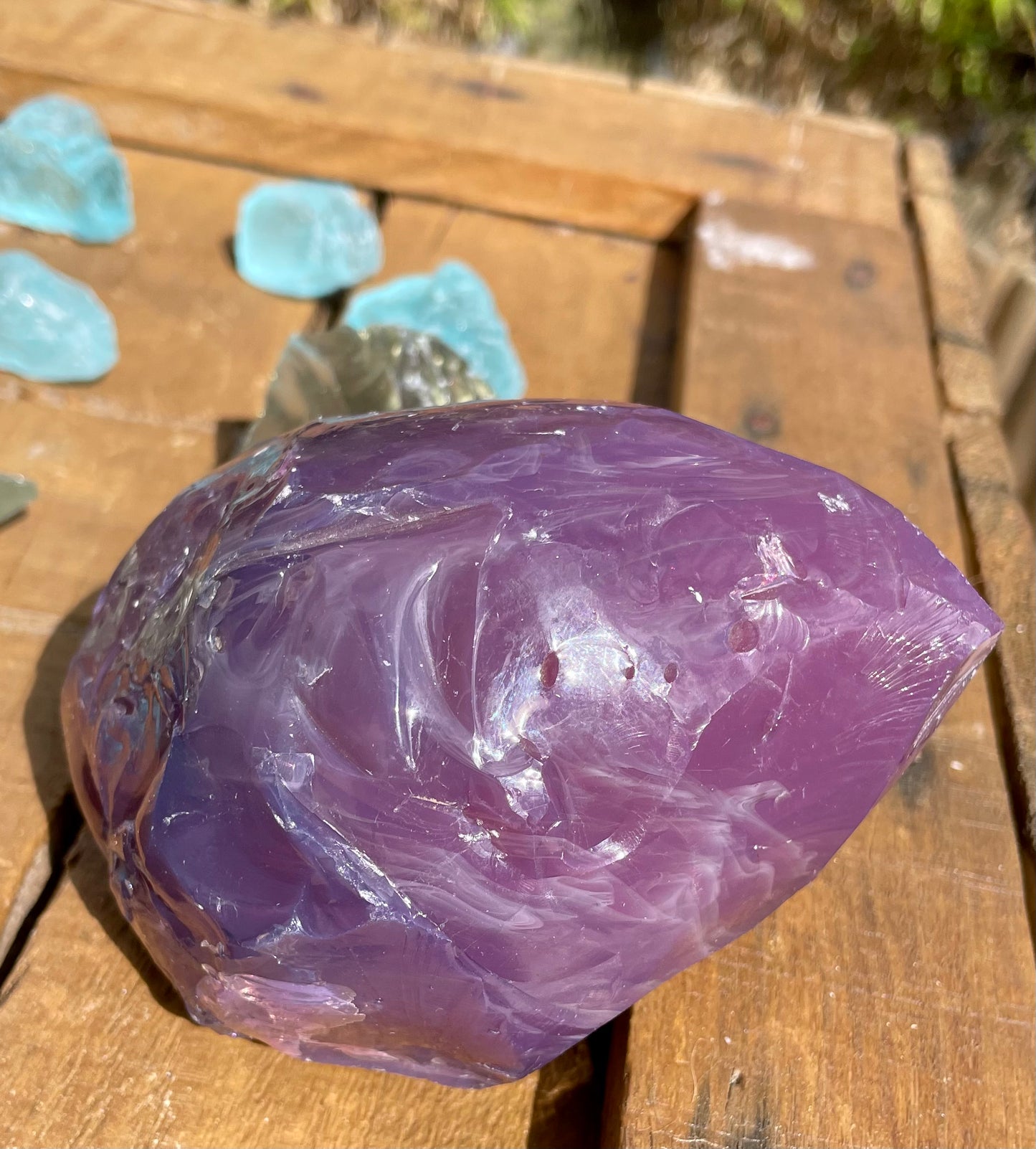 ANDARA France Altar Oeuf Cosmique | 677 g | cristaux andaras 6D