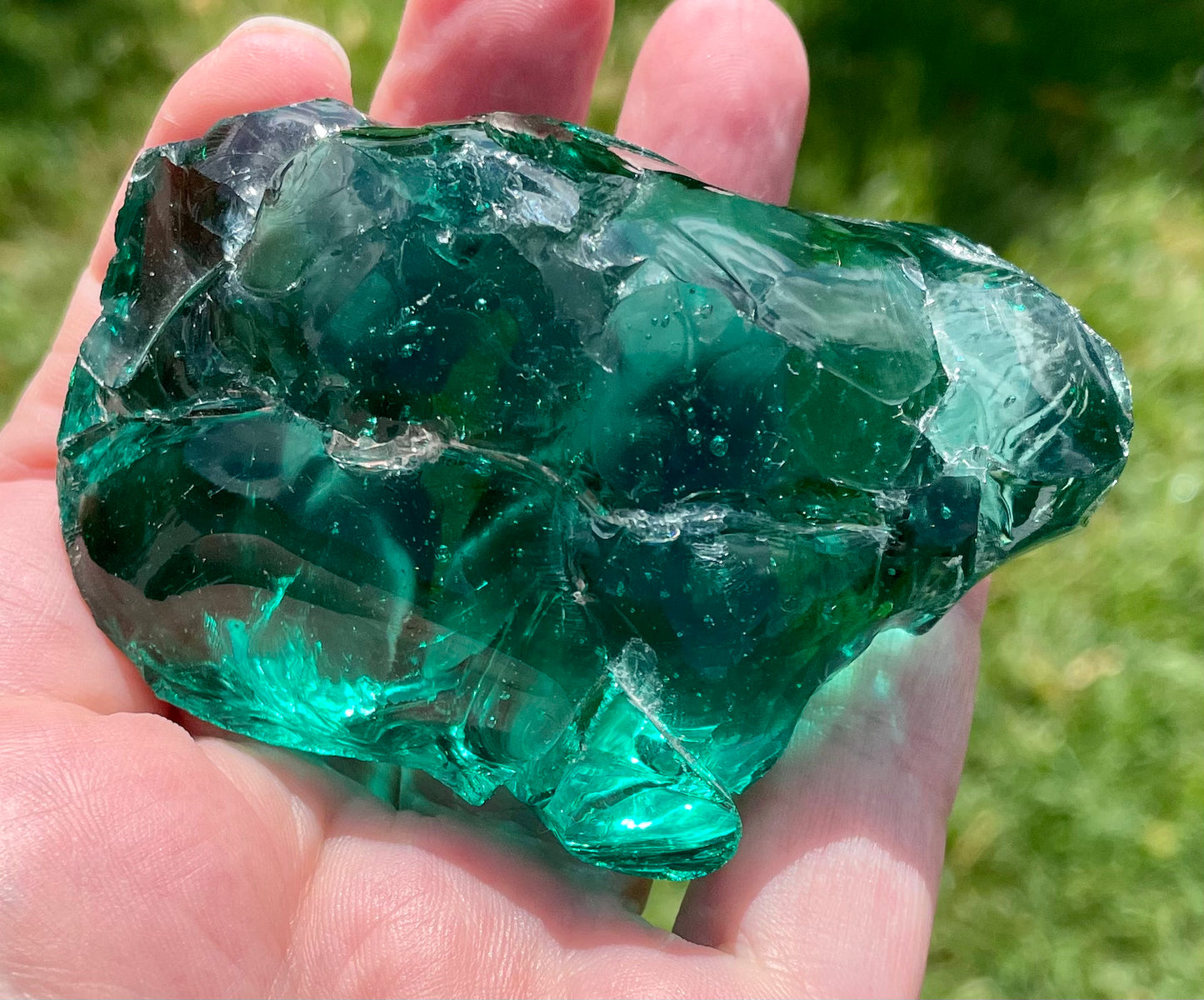 ANDARA Français Emeraude des Chamanes 148 g | cristal quantique 5D