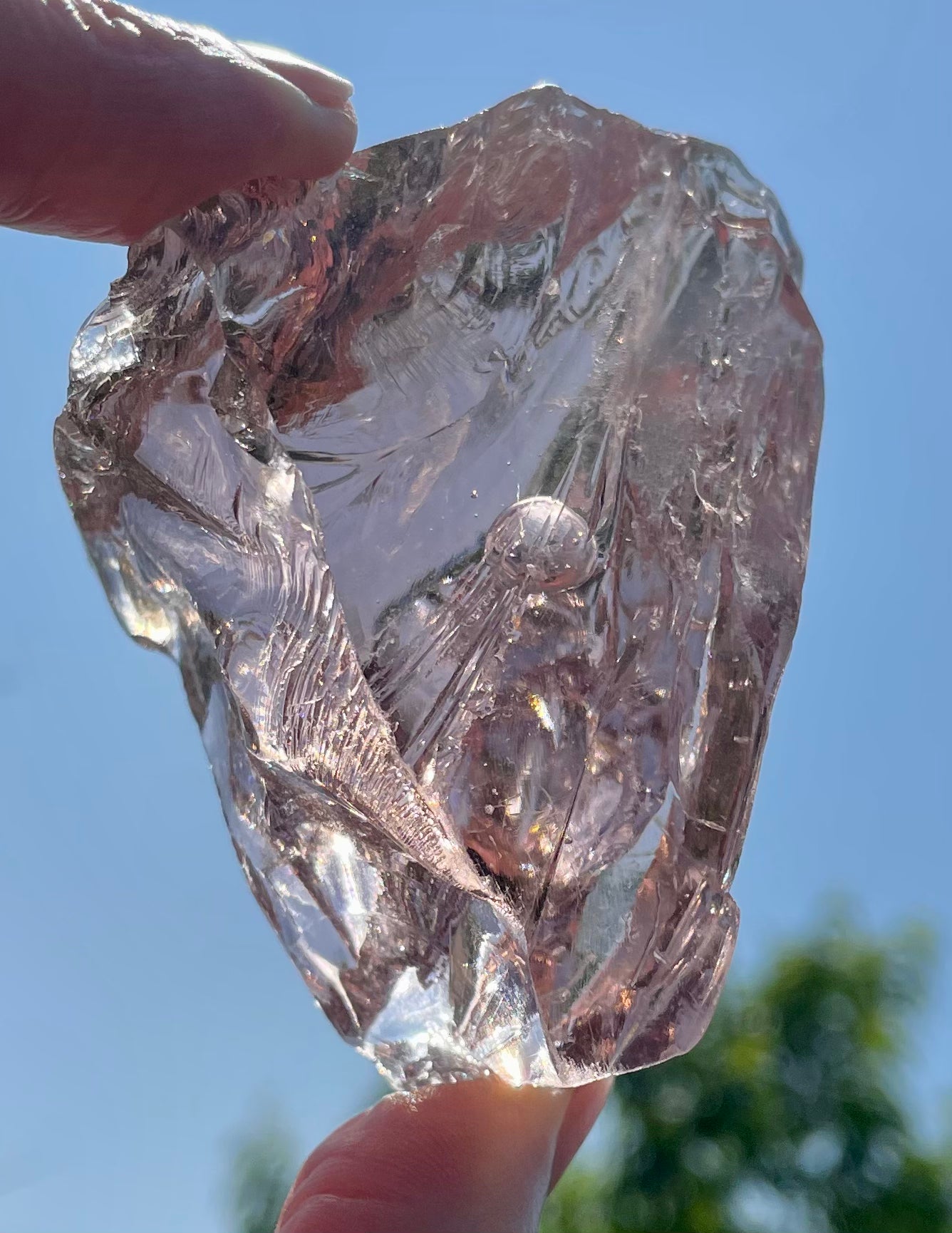 Très Rare ANDARA Rose de France Lady Nellie 127 g | cristaux andaras