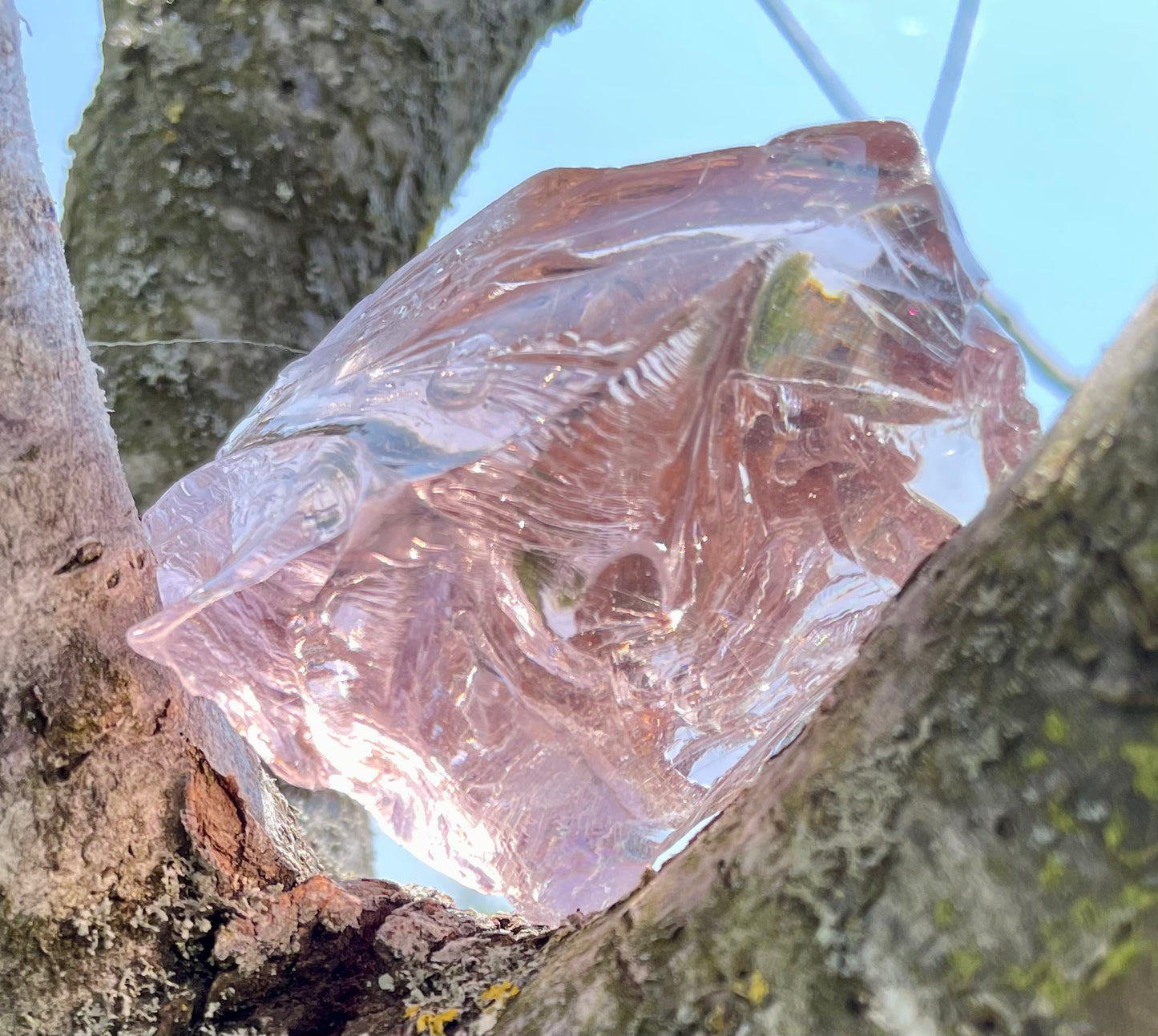 Très Rare ANDARA Rose de France Lady Nellie 127 g | cristaux andaras