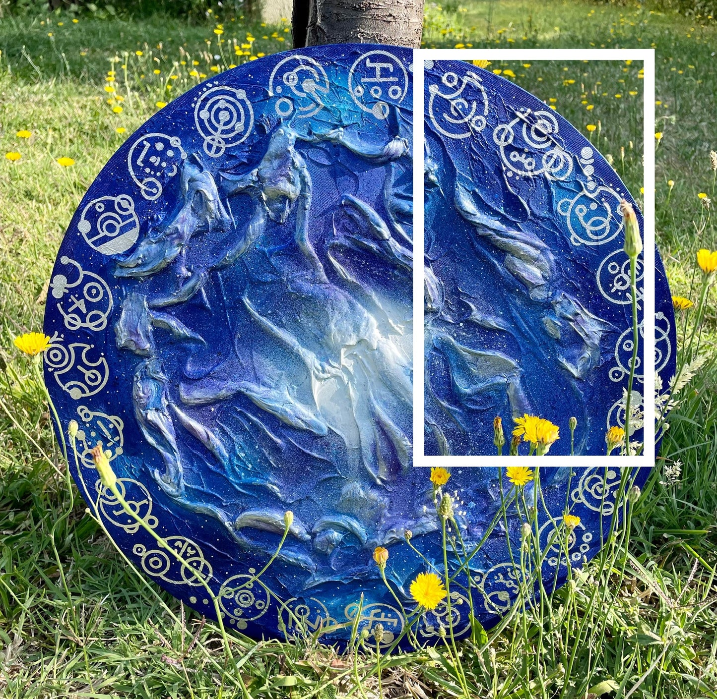 Dragon de Sirius ~ Peinture vibratoire | Art & Andara 12D