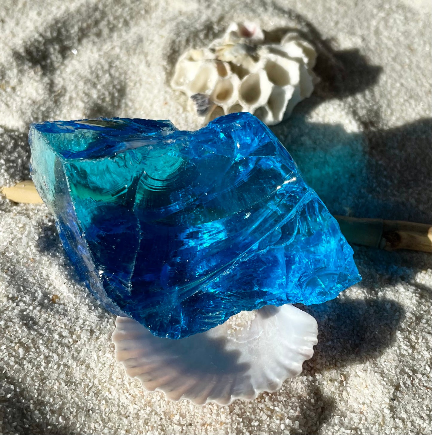 ANDARA• Bleu des Sirènes Atlantes ~ 35 g | Cristal Quantique 5D