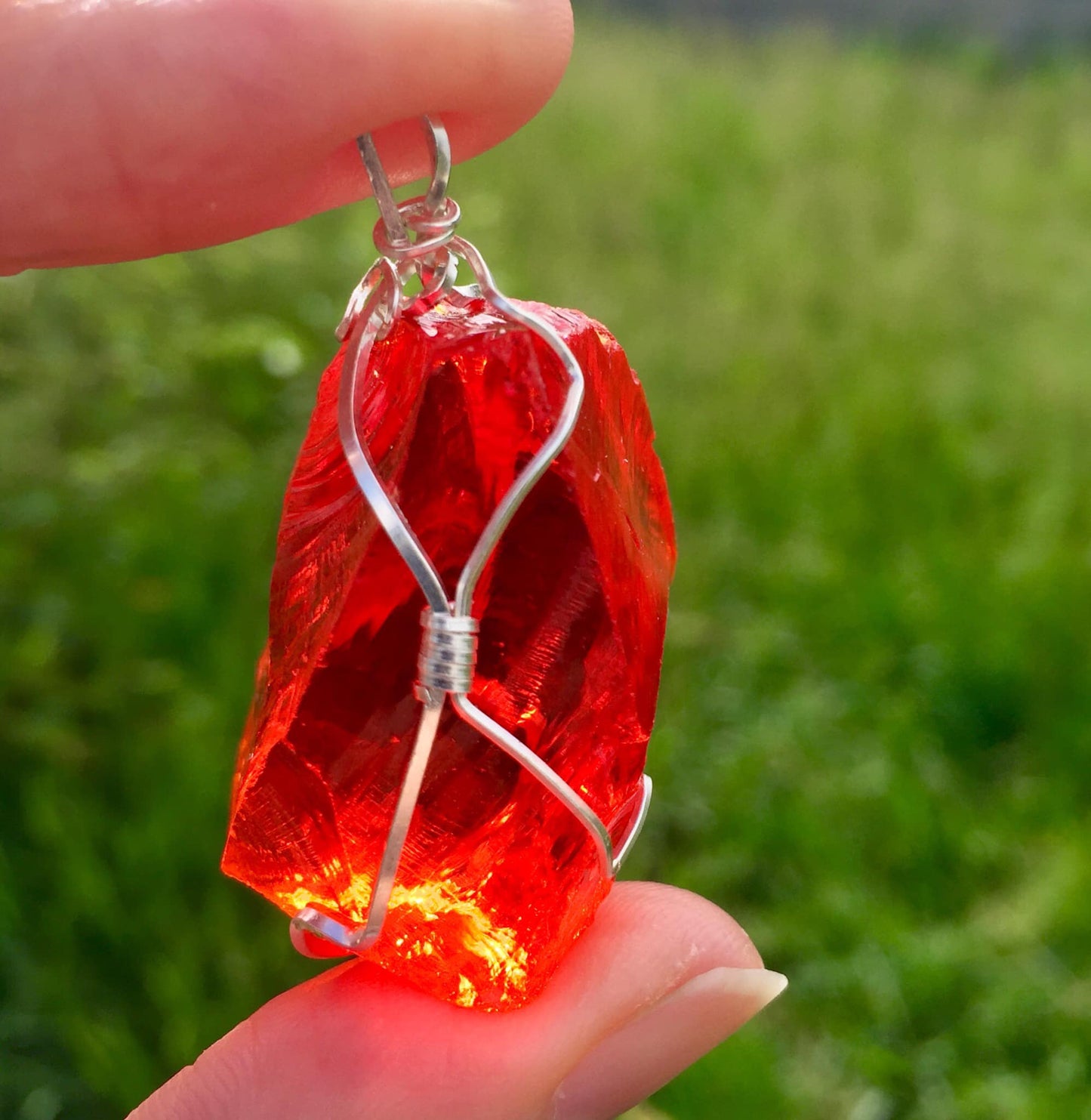 Pendentif ANDARA Feu solaire de la création 27 g