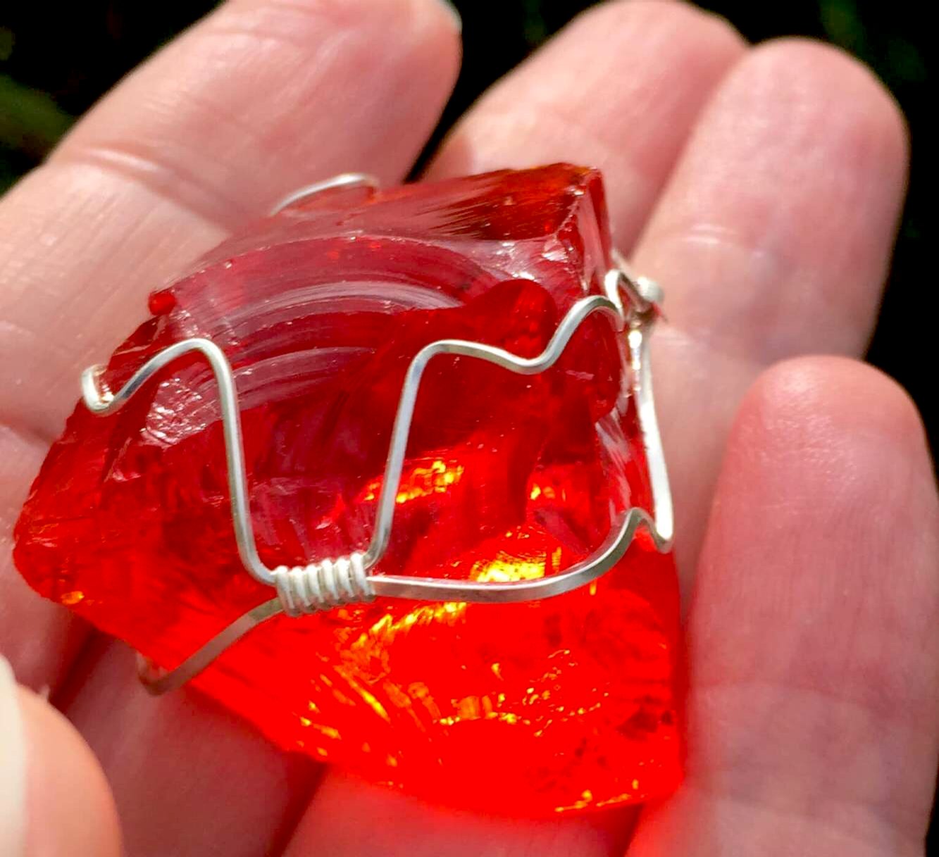 Pendentif ANDARA Feu solaire de la création 27 g