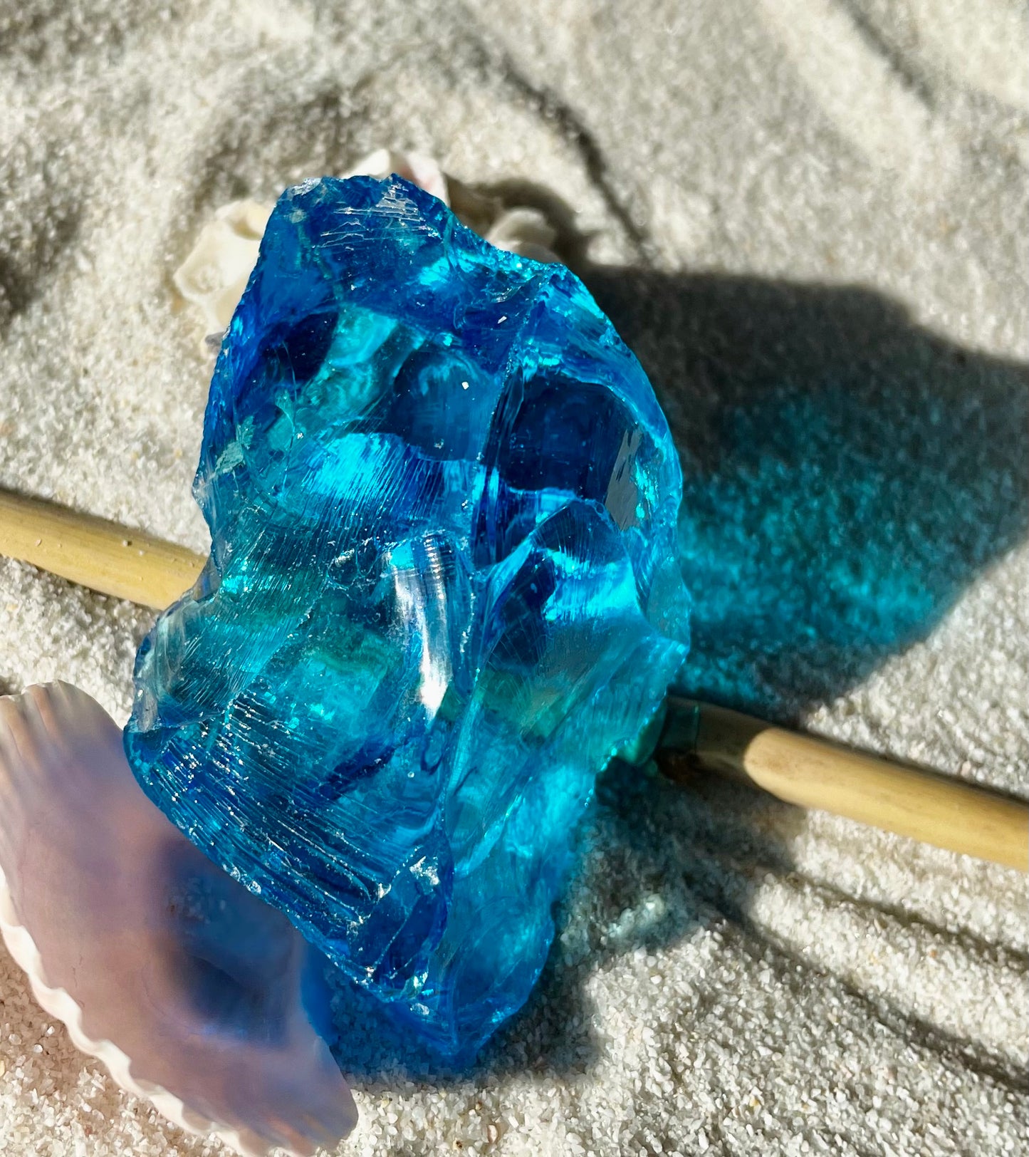 ANDARA• Bleu des Sirènes Atlantes ~ 35 g | Cristal Quantique 5D