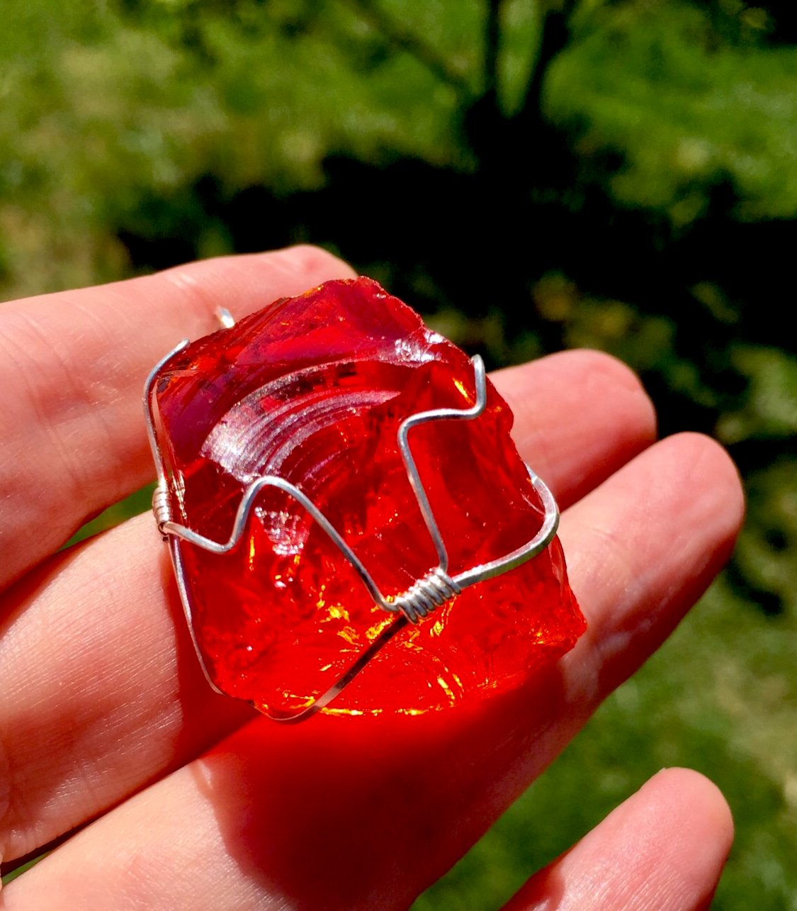 Pendentif ANDARA Feu solaire de la création 27 g
