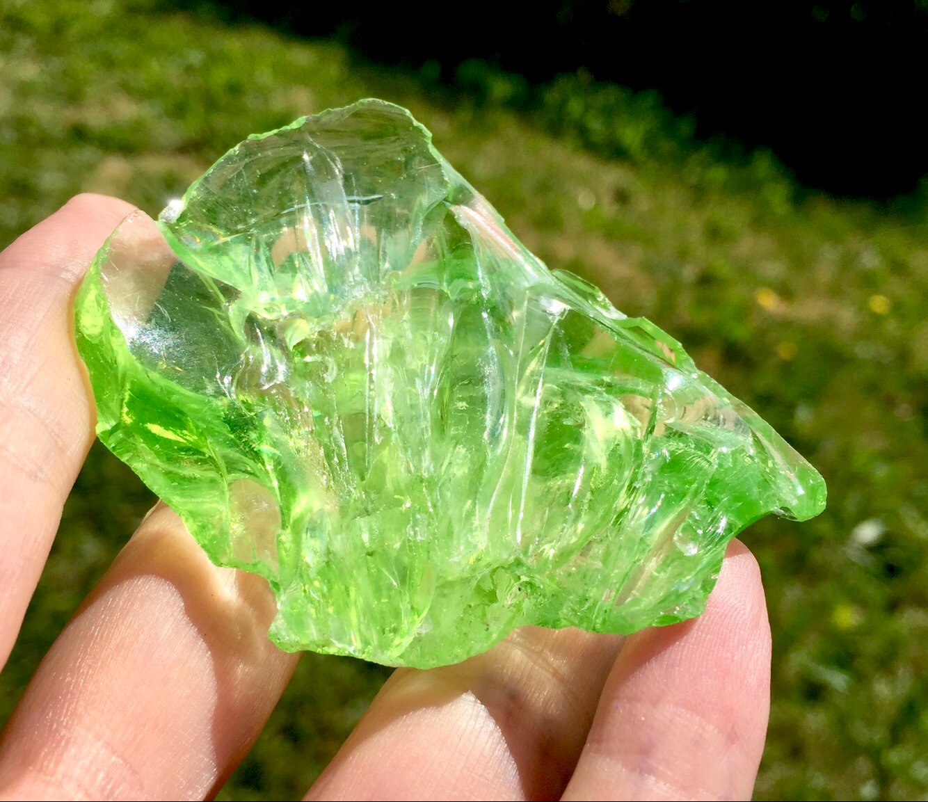 Rare ANDARA Elfique Radium Green 💚 68 g