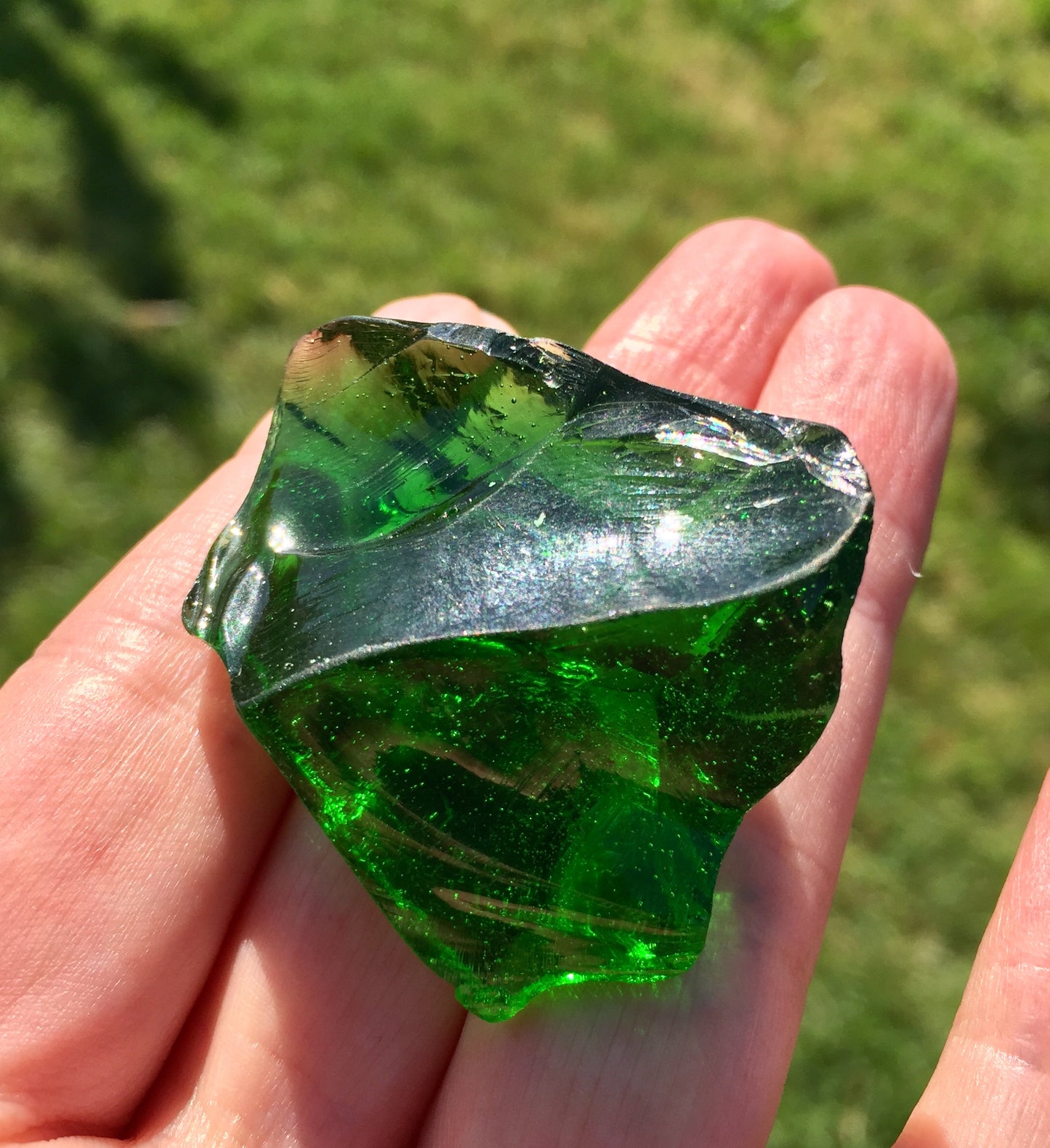 ANDARAS SeaFoam émeraude et Chamane Perle Indienne 64 g