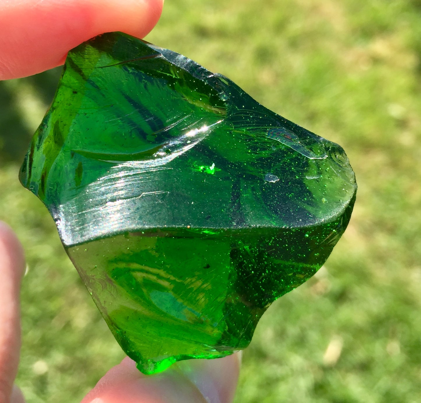 ANDARAS SeaFoam émeraude et Chamane Perle Indienne 64 g